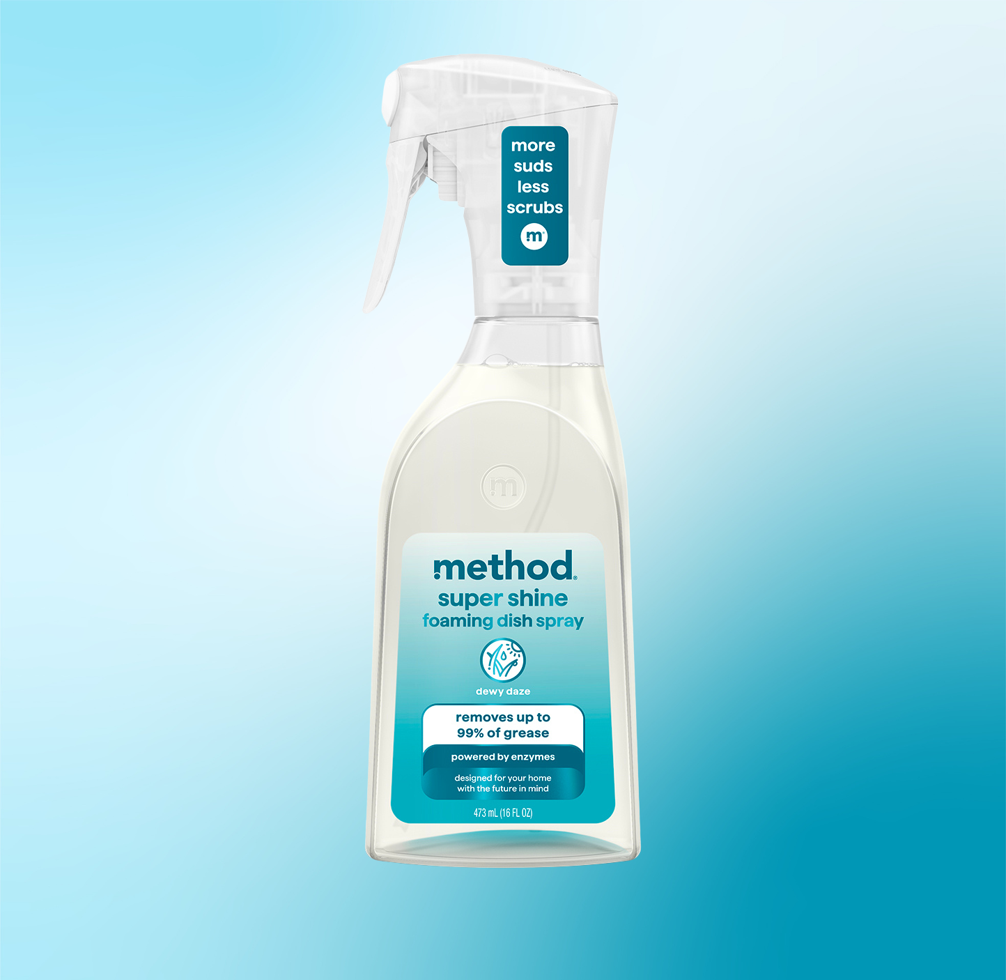 method-super-shine-foaming-dish-spray-dewy-daze-16-fl-oz image 2