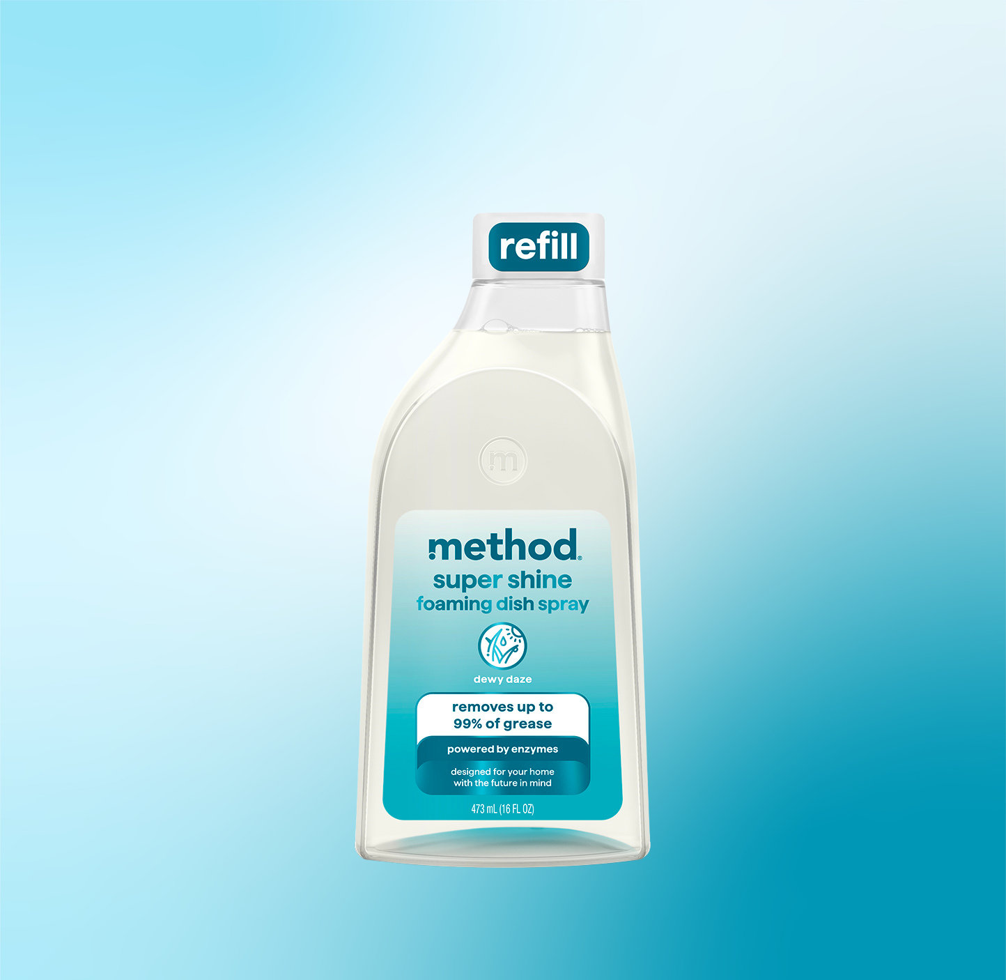 method-super-shine-foaming-dish-spray-refill-dewy-daze-16-fl-oz image 2