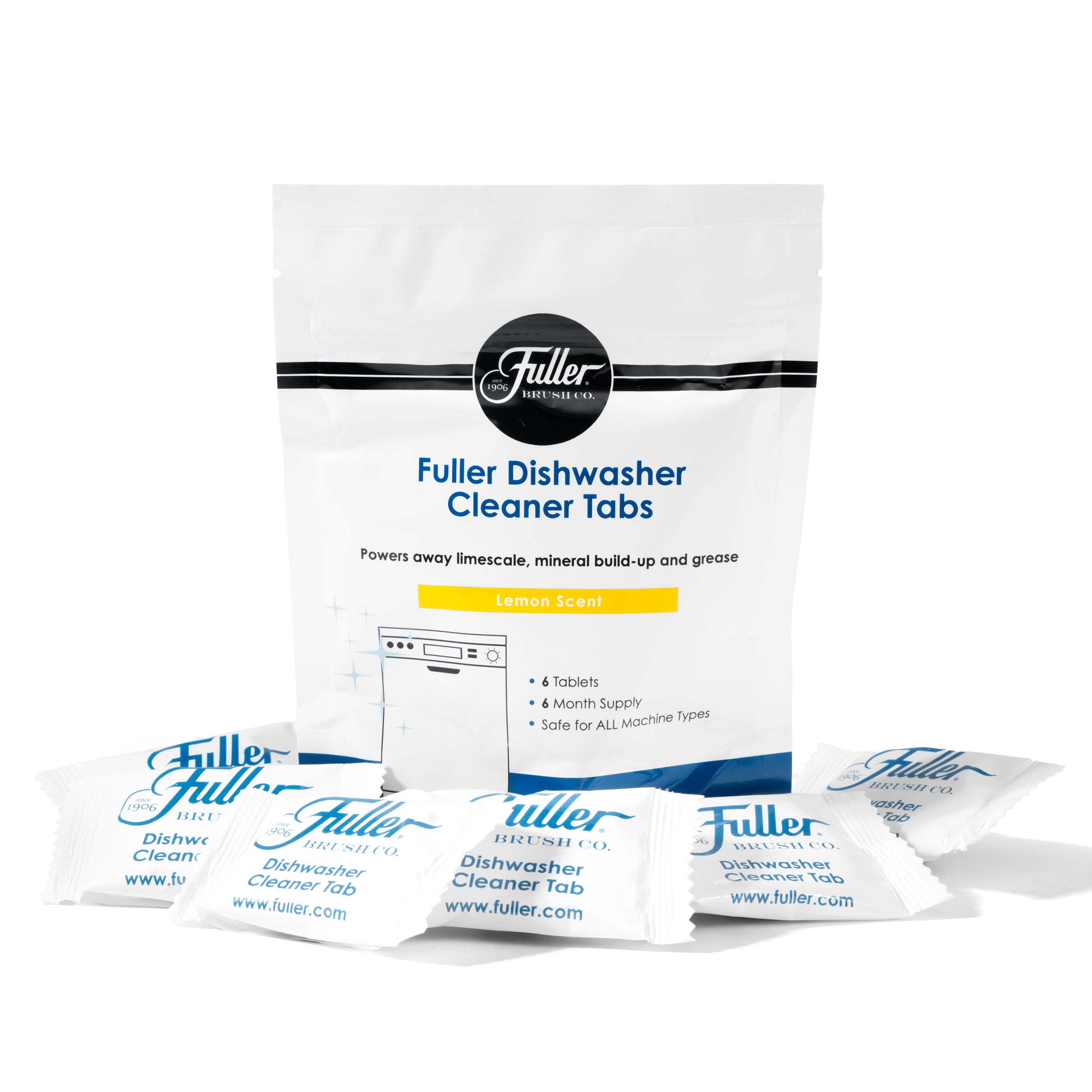 fuller-dishwasher-cleaner-tabs-lemon-scent-6-count-6-month-supply-removes-limesc image 2