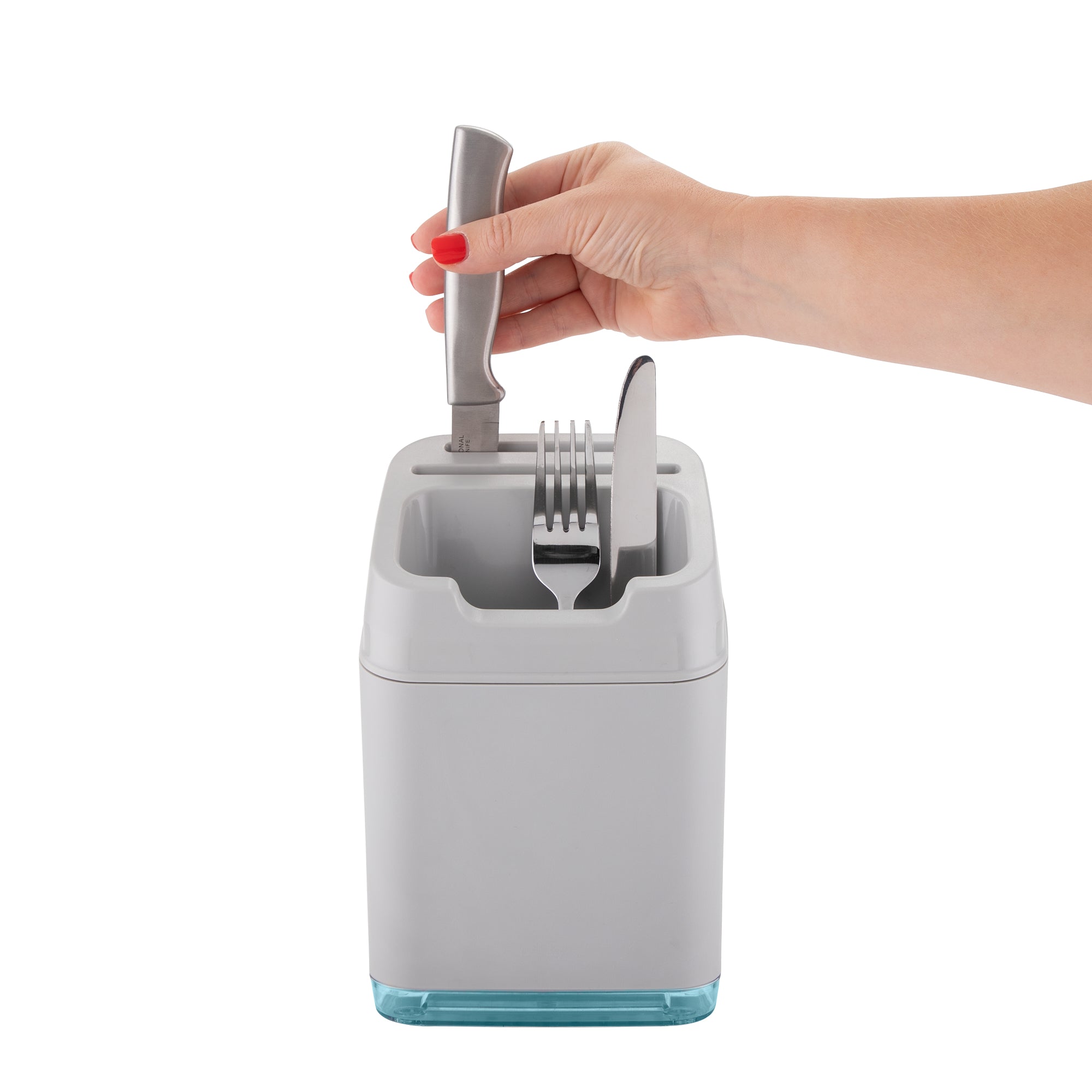 minky-utensil-caddy-with-removable-drip-tray-and-knife-slots image 8