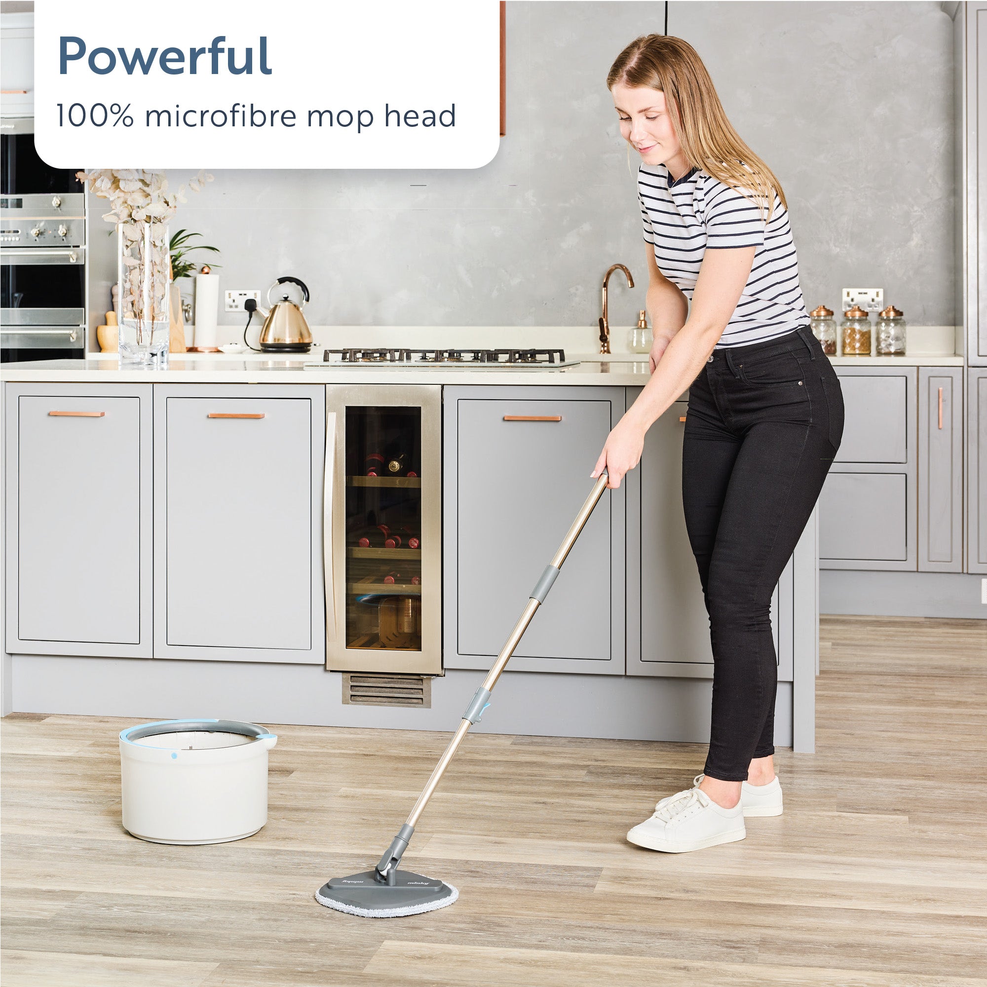 minky-opti-clean-spin-mop-with-dual-cavity-bucket-360-spin-rinse-wring-system image 6