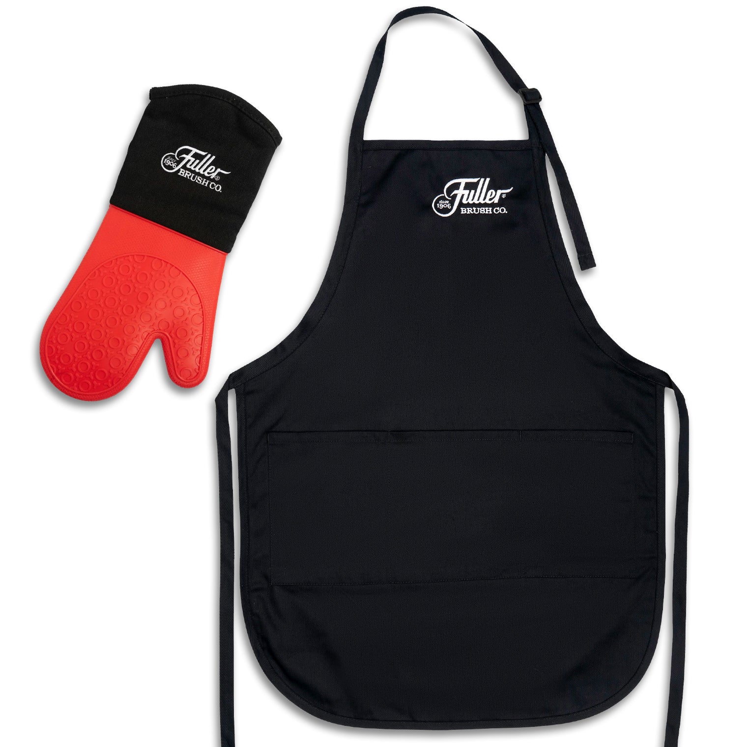 fuller-brush-oven-mitt-kitchen-apron-set image 1