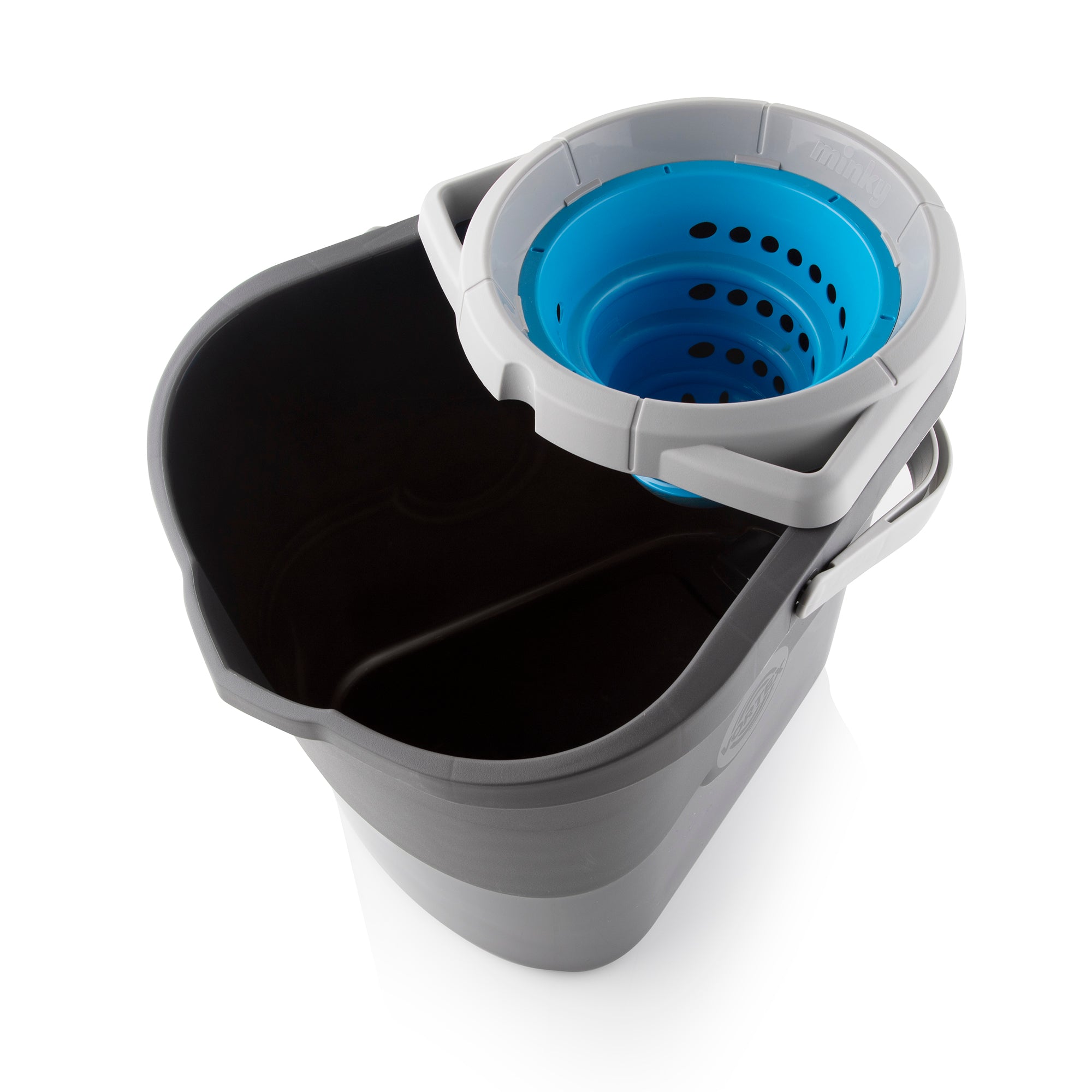 minky-vortex-bucket-with-wringer-corkscrew-wringing-action-mop-bucket image 6