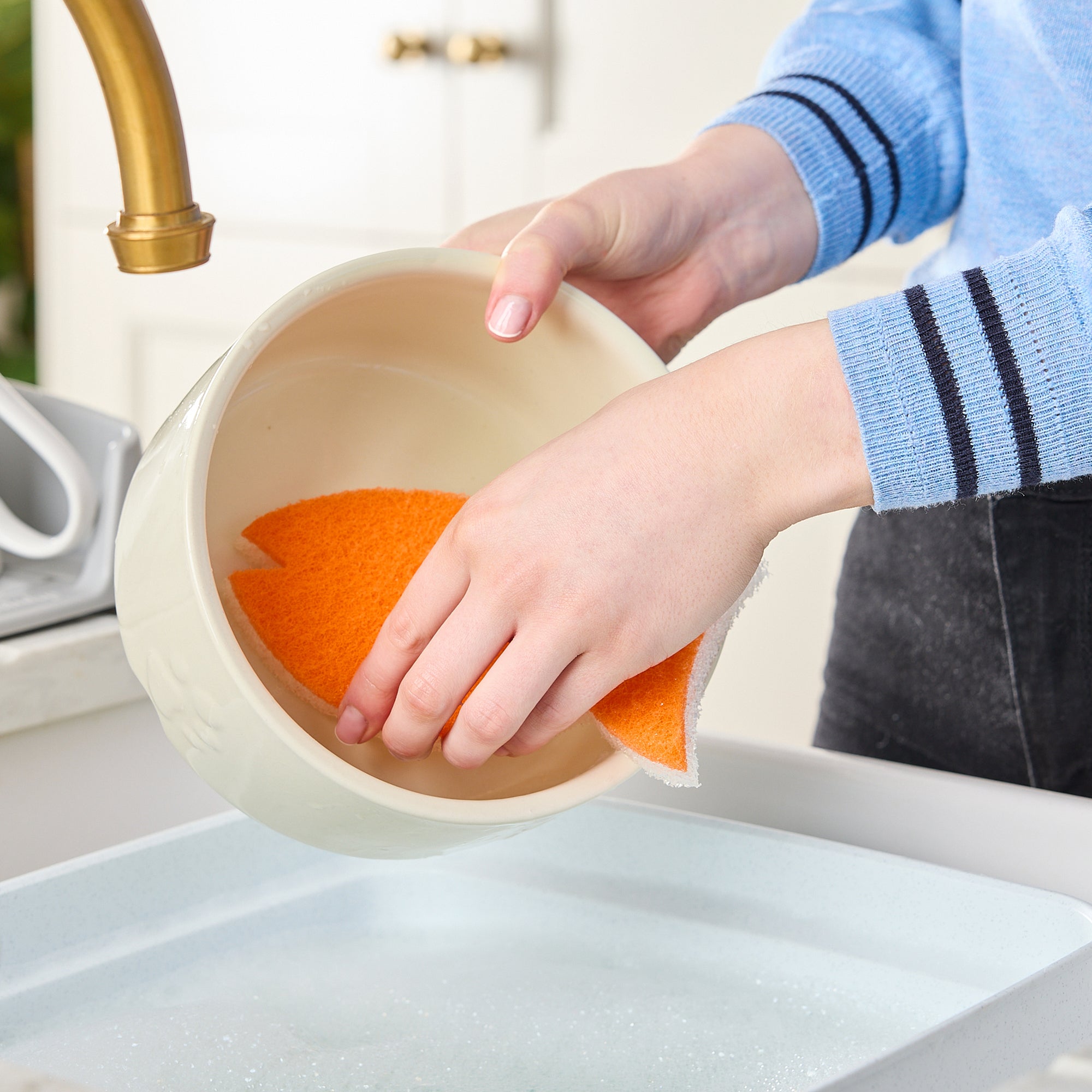 minky-pet-bowl-scrubbies-2-pack-non-scratch-scourers-for-stainless-steel-ceramic image 4