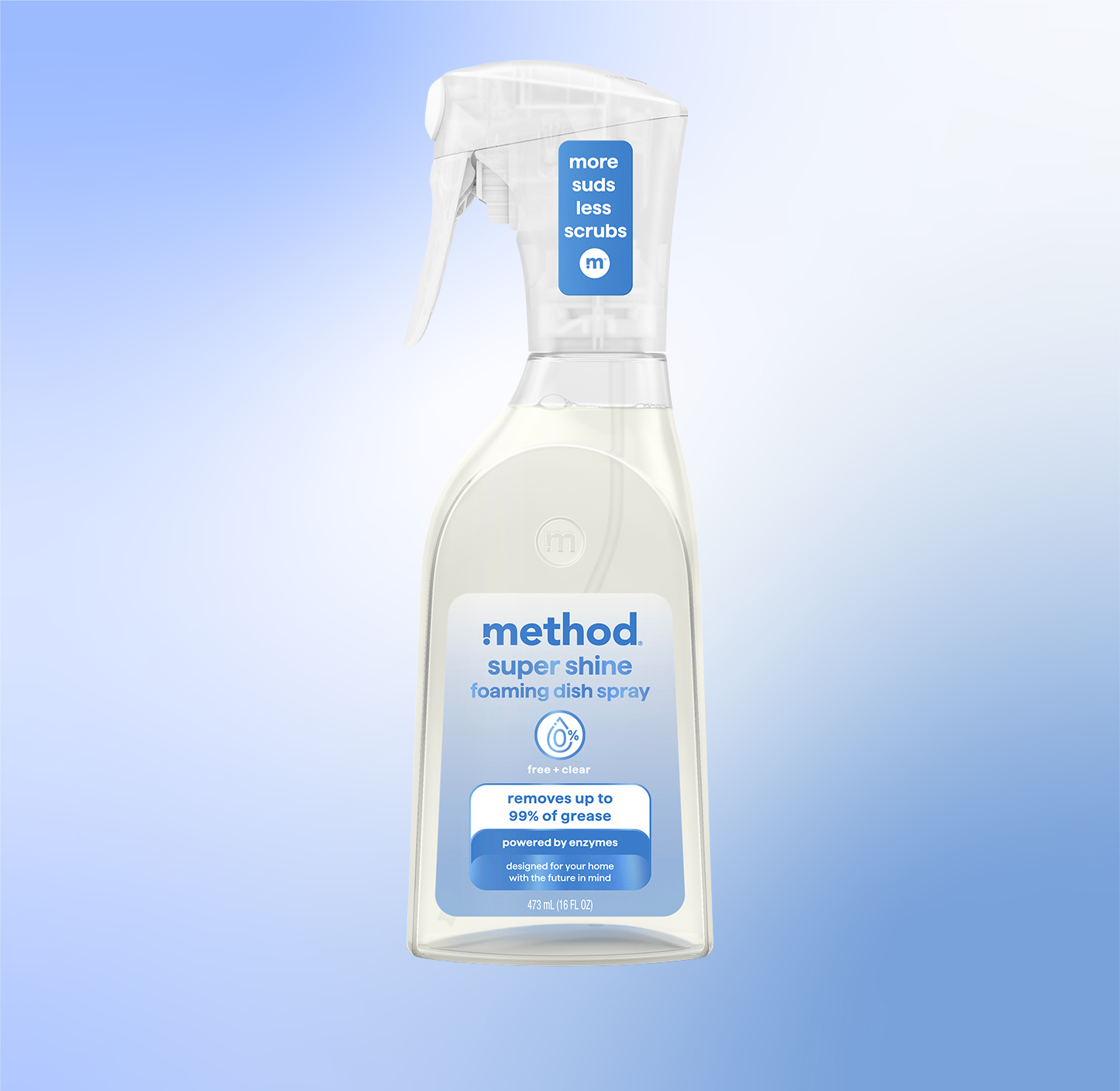method-super-shine-foaming-dish-spray-free-clear-16-fl-oz image 2