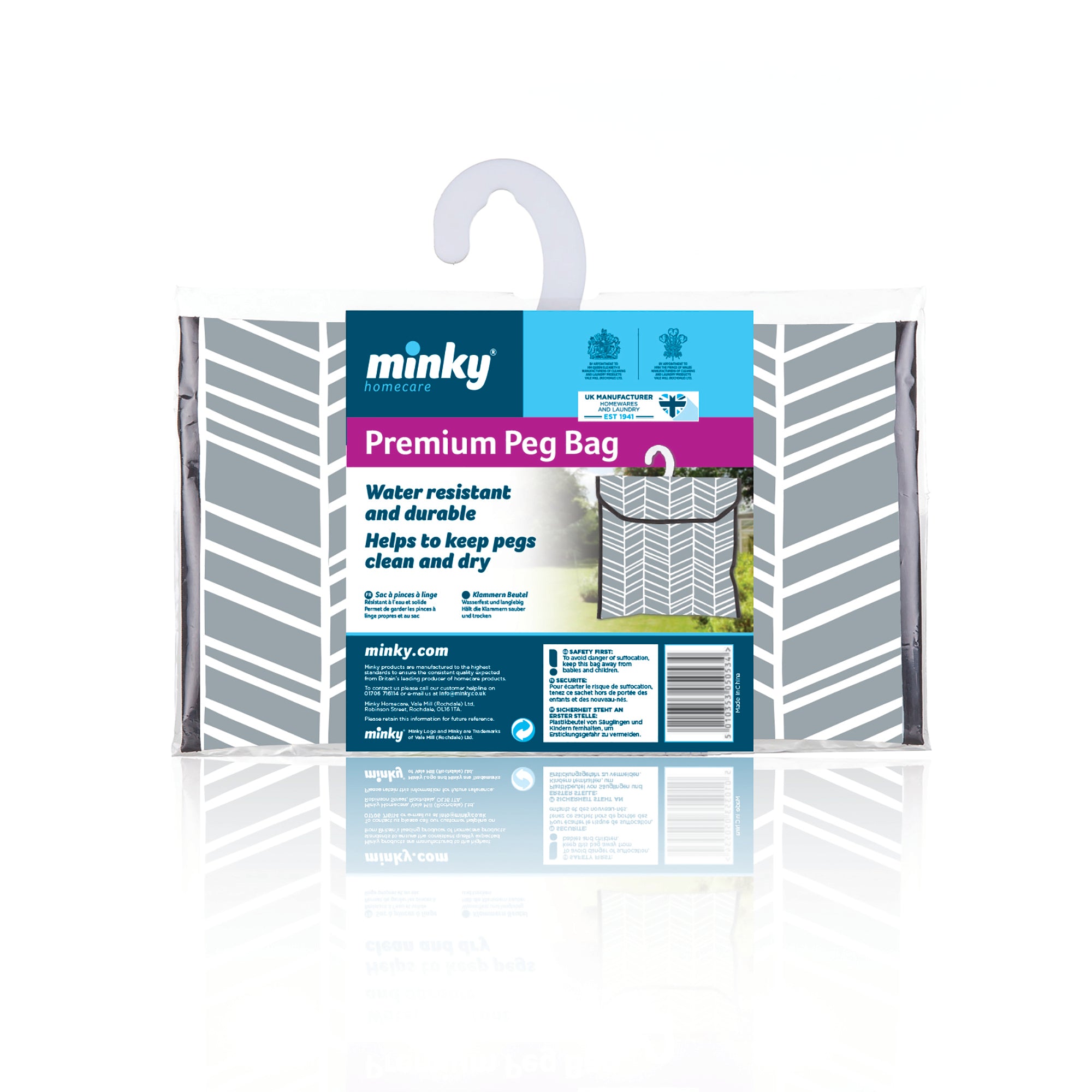 minky-geo-premium-peg-bag-weather-resistant-with-hook image 1