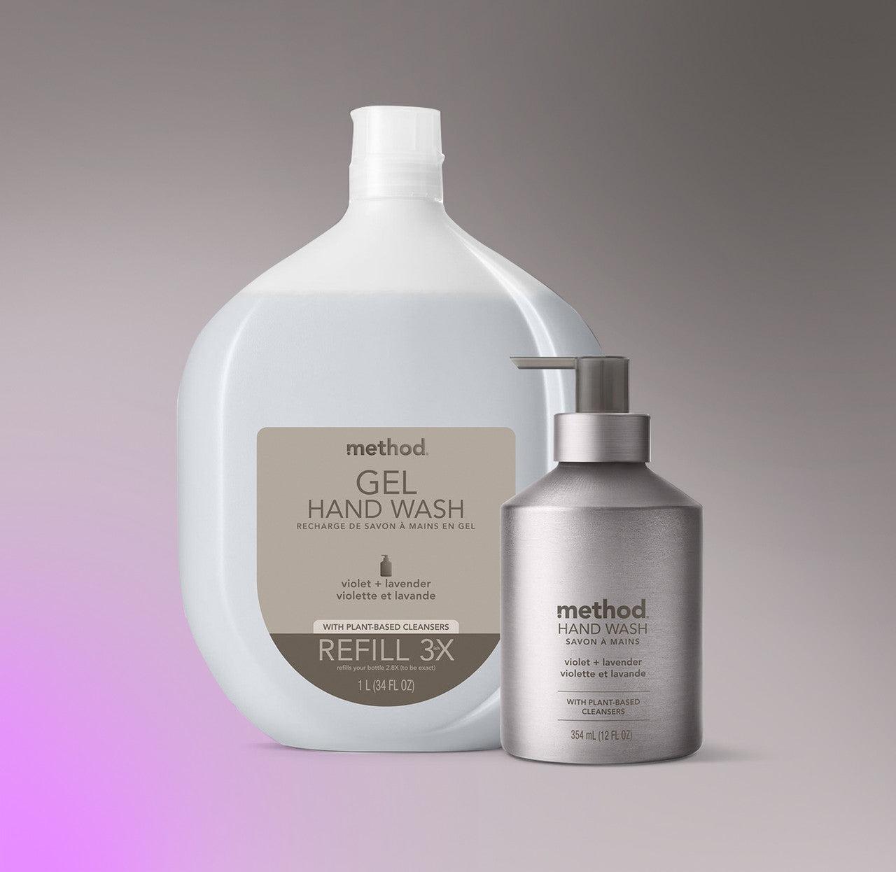 method-gel-hand-wash-violet-lavender-12-fl-oz-recyclable-aluminum-bottle image 4