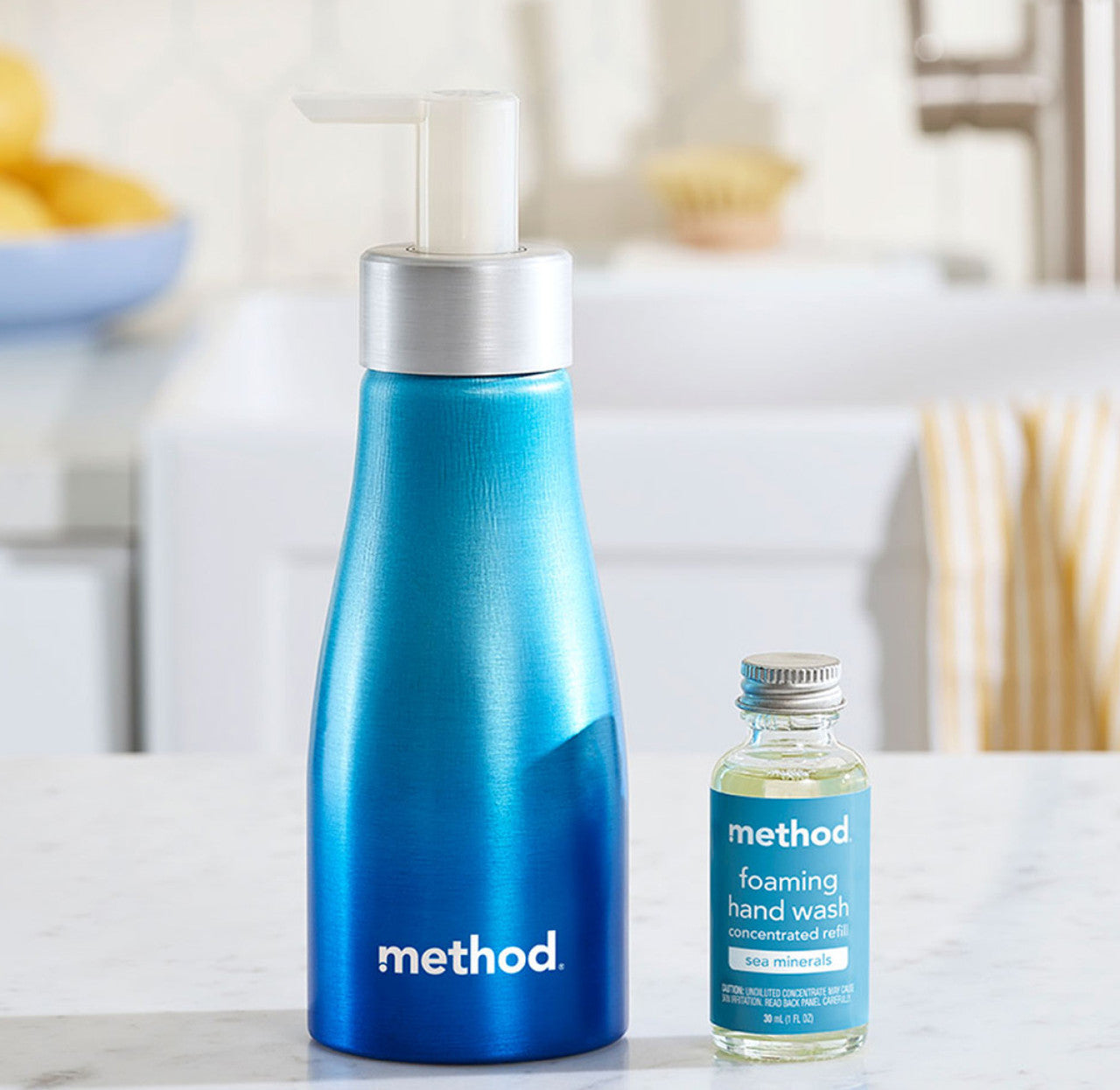method-foaming-hand-wash-2-pack-concentrated-refill-sweet-water-2-x-1-fl-oz image 5