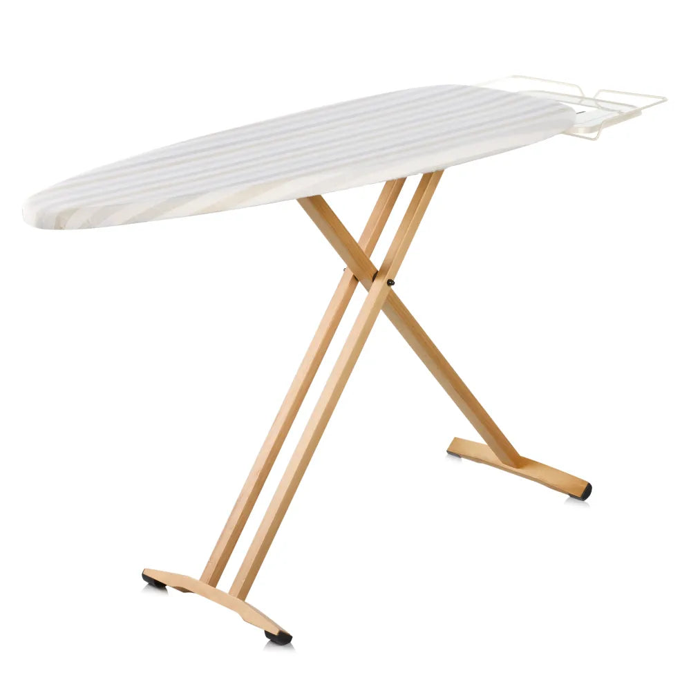 minky-heritage-ironing-board-130-x-47cm-wooden-extra-wide-with-cover image 2