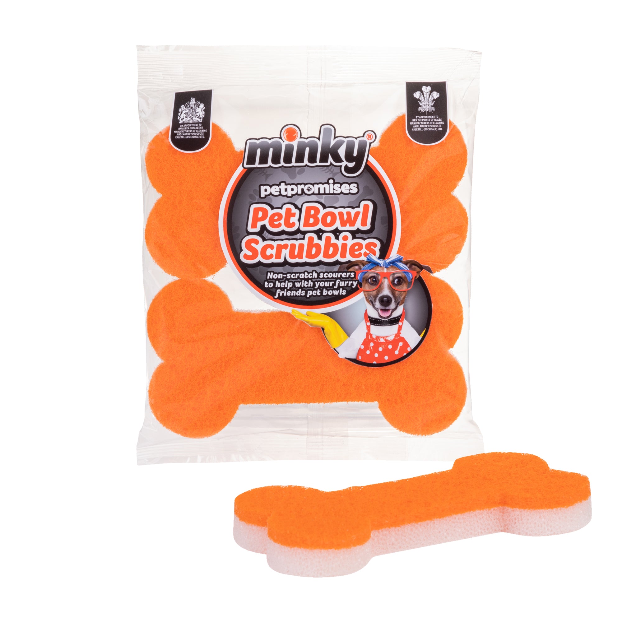 minky-pet-bowl-scrubbies-2-pack-non-scratch-scourers-for-stainless-steel-ceramic image 1