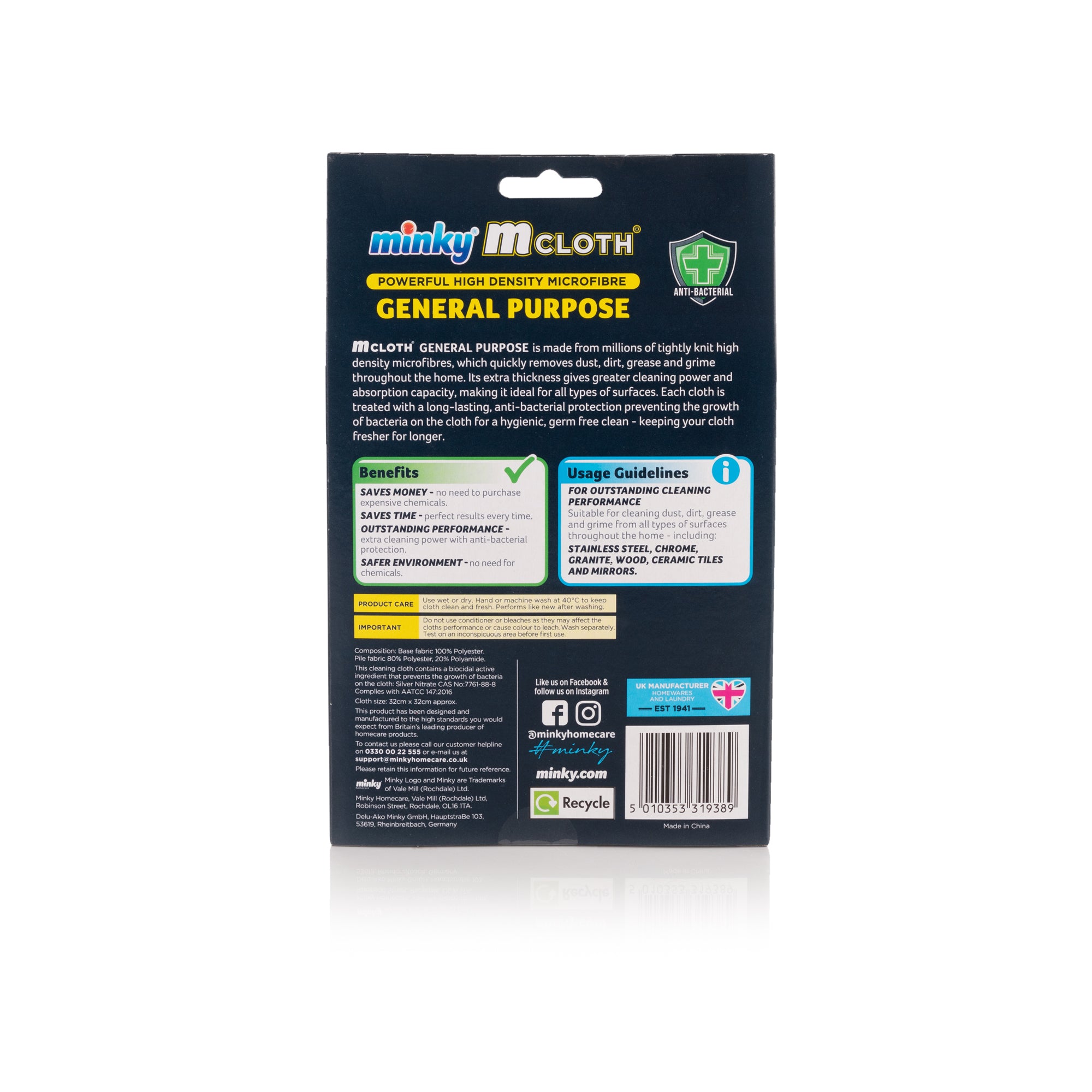 minky-mcloth-general-purpose-microfibre-cleaning-cloth-high-density-700-000-fibr image 3