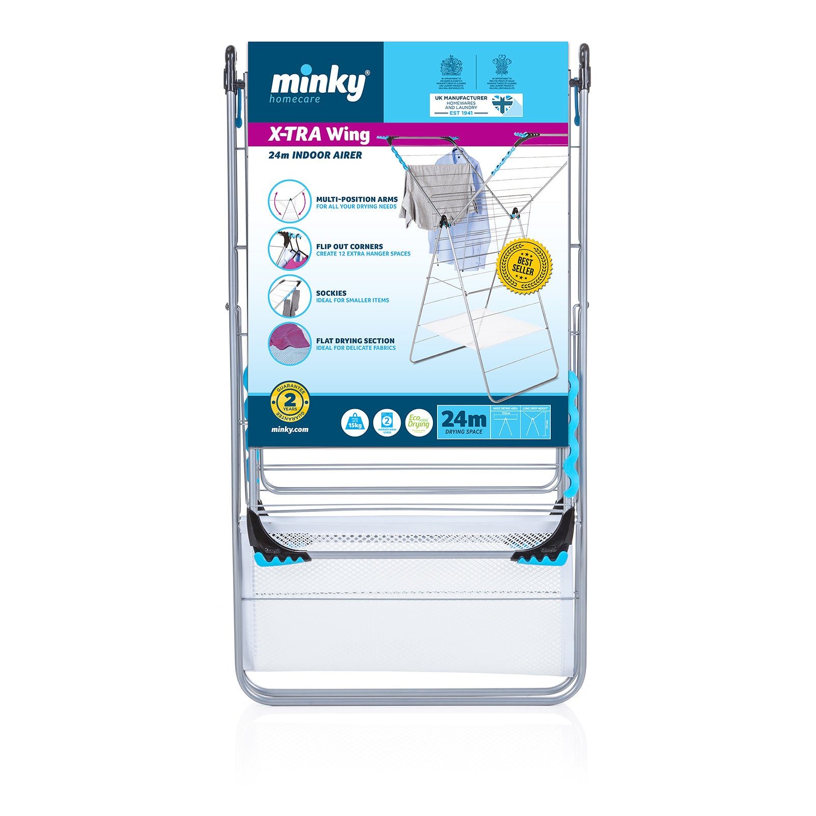 minky-x-tra-wing-clothes-airer image 4