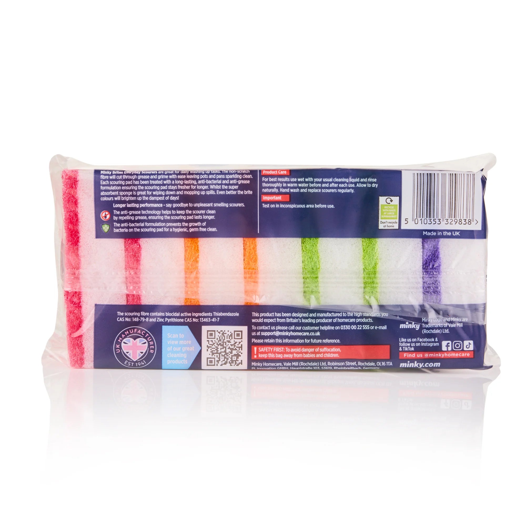 minky-brites-everyday-scourers-7-pack-non-scratch-colour-coded image 4