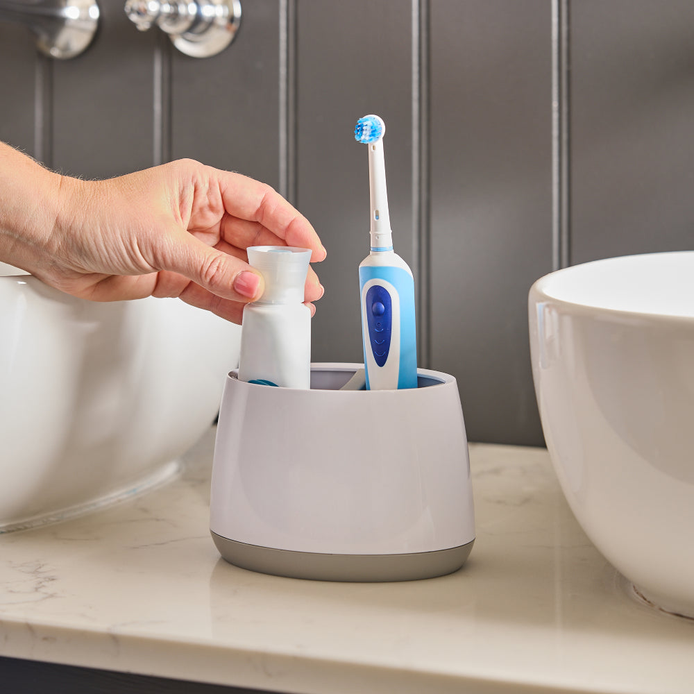 minky-bathroom-bin-bundle-with-swing-lid-8l-bin-caddy-soap-dish-dispenser image 5