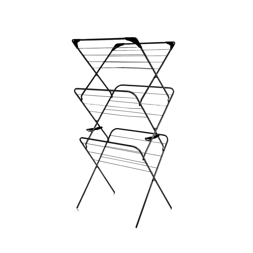 minky-3-tier-essentials-indoor-airer-black image 2