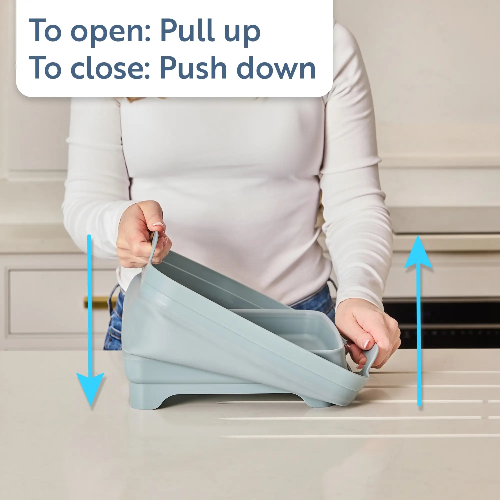 minky-collapsible-washing-up-bowl-with-plug-9l-space-saving image 7