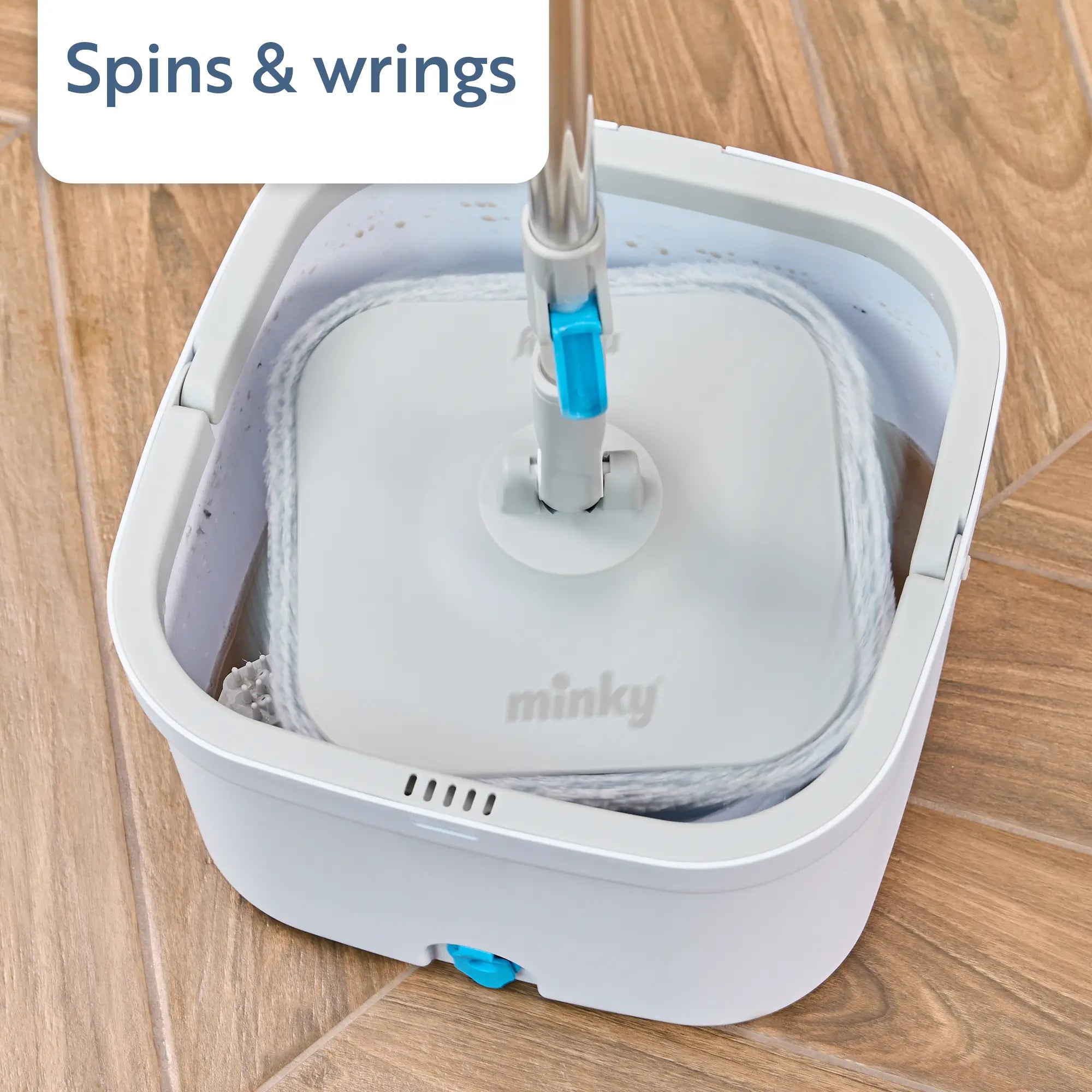 minky-everyday-spin-mop-bucket-with-replacement-head-360-spin-system image 3