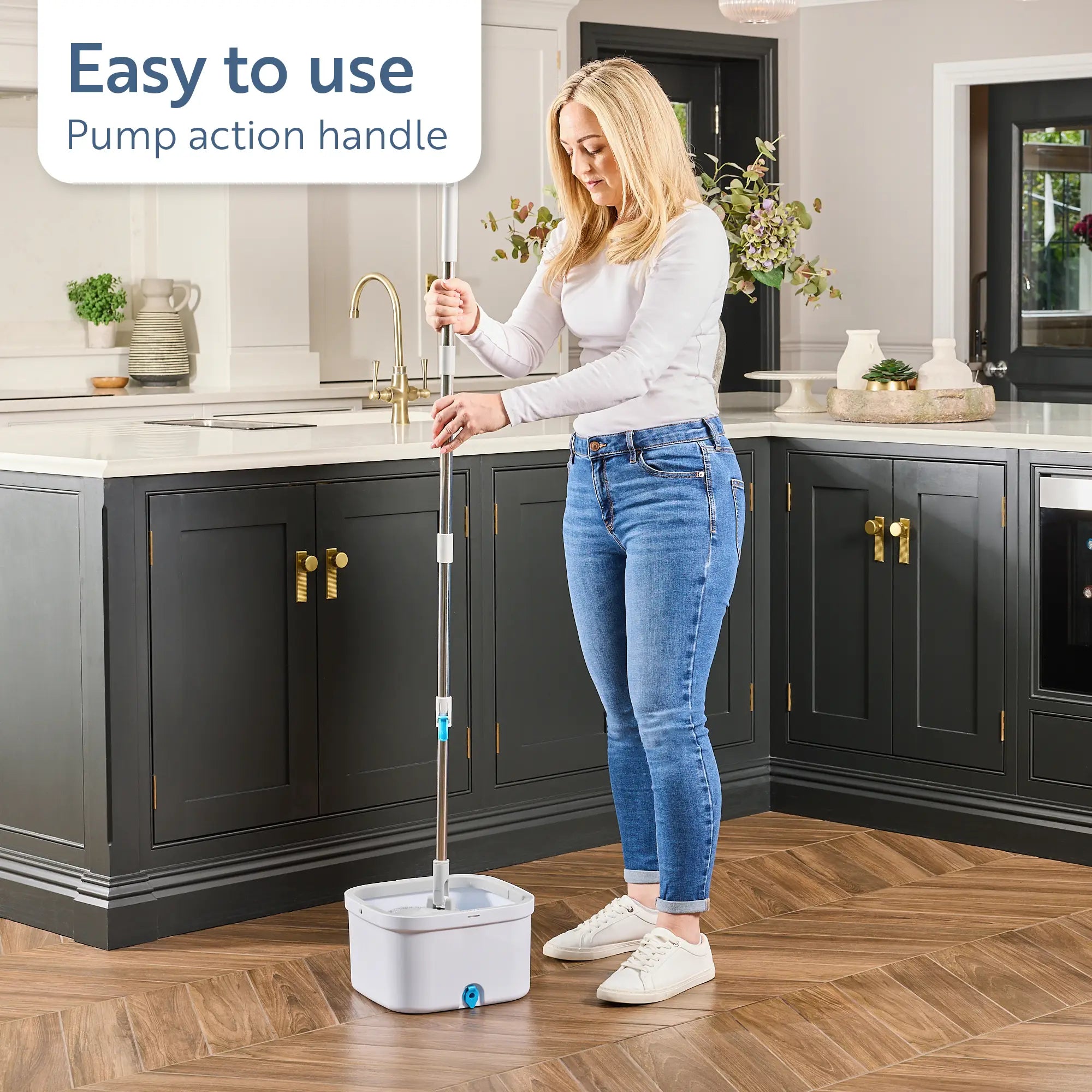 minky-everyday-spin-mop-bucket-with-replacement-head-360-spin-system image 5