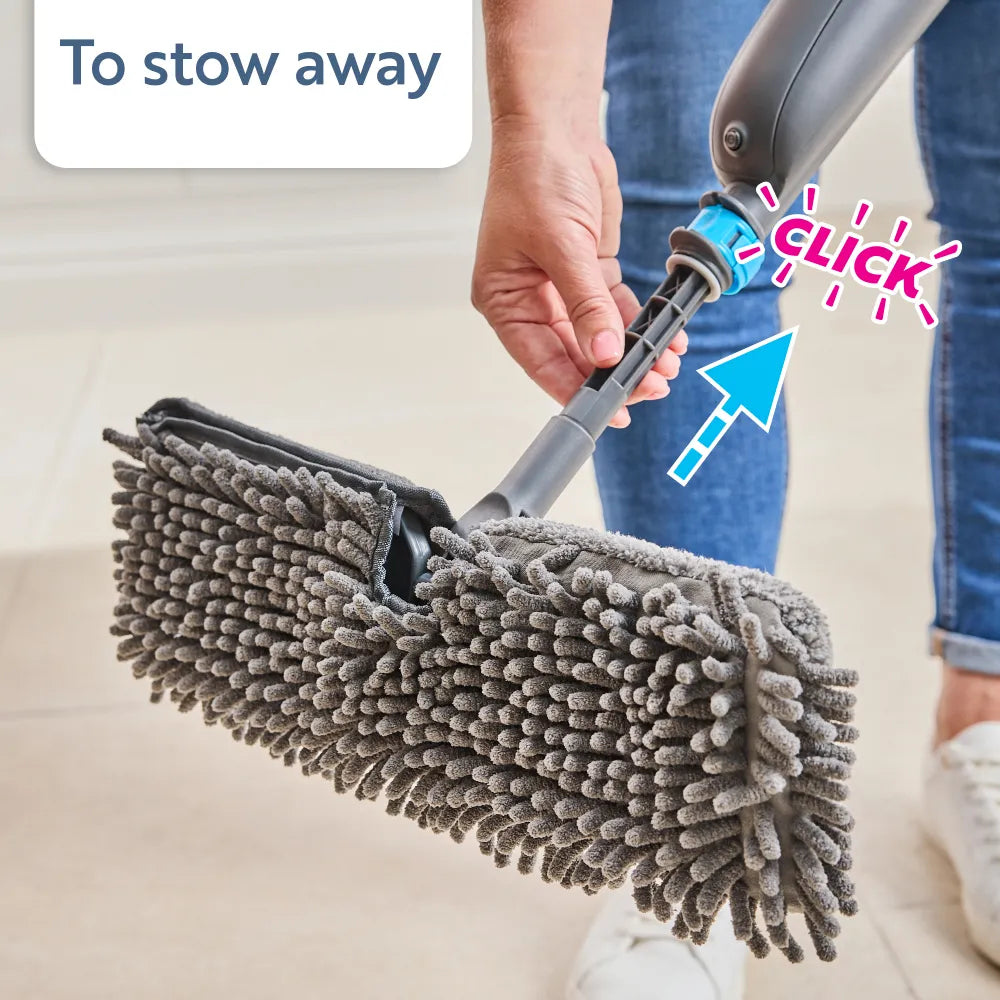minky-flexi-spray-mop-extendable-bending-handle-dual-sided-microfibre-head-no-bu image 6