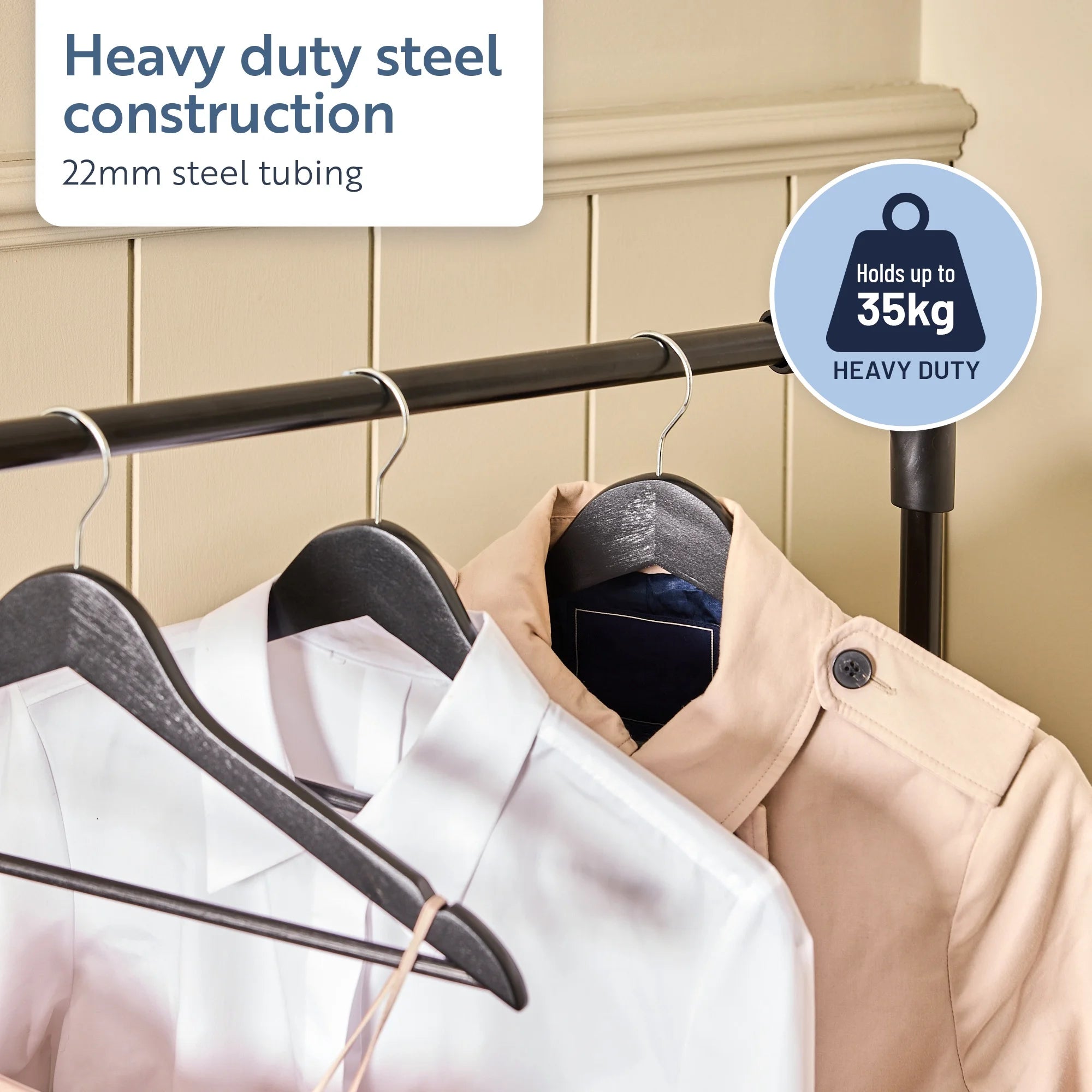 minky-garment-rail-1m-wide-35kg-capacity-no-tools-needed image 3