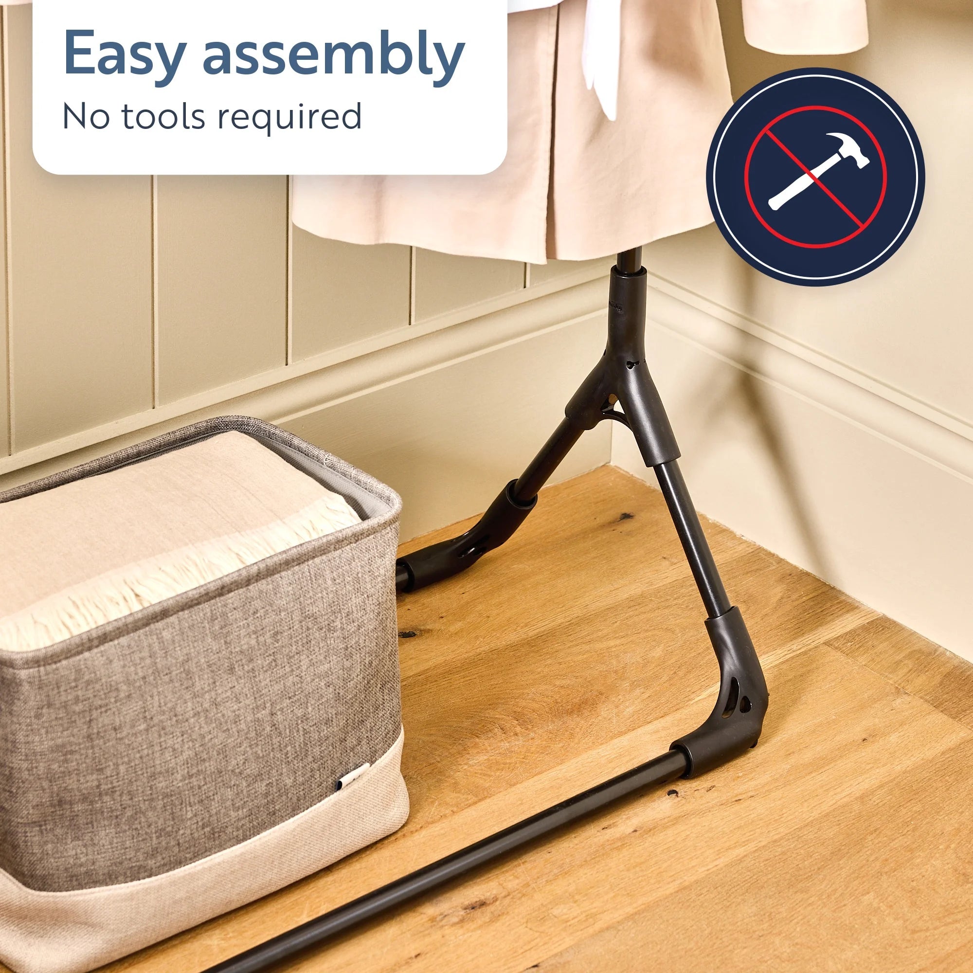 minky-garment-rail-1m-wide-35kg-capacity-no-tools-needed image 5