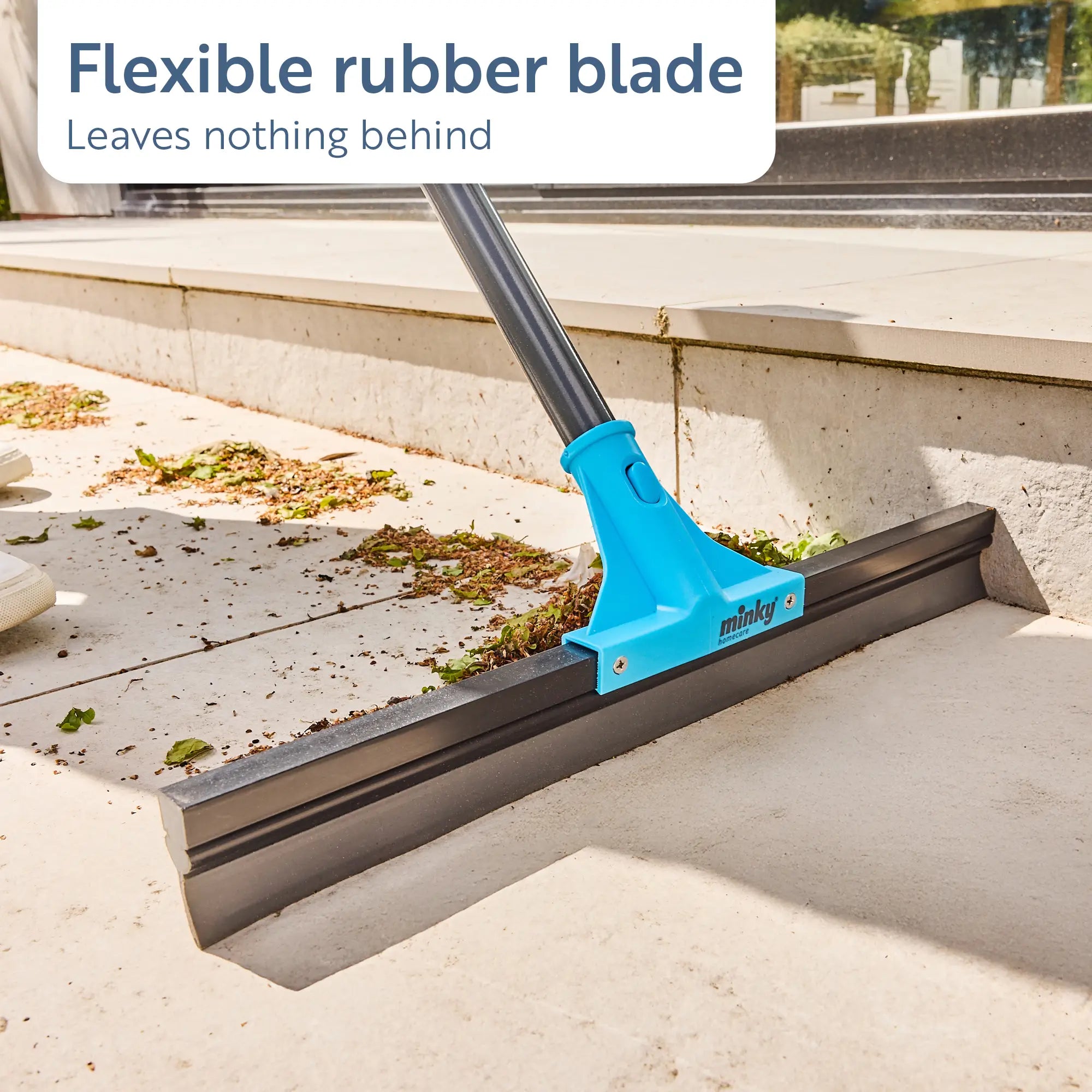 minky-flexi-edge-blade-heavy-duty-sweeper-44cm-flexible-rubber-blade-for-patios- image 2