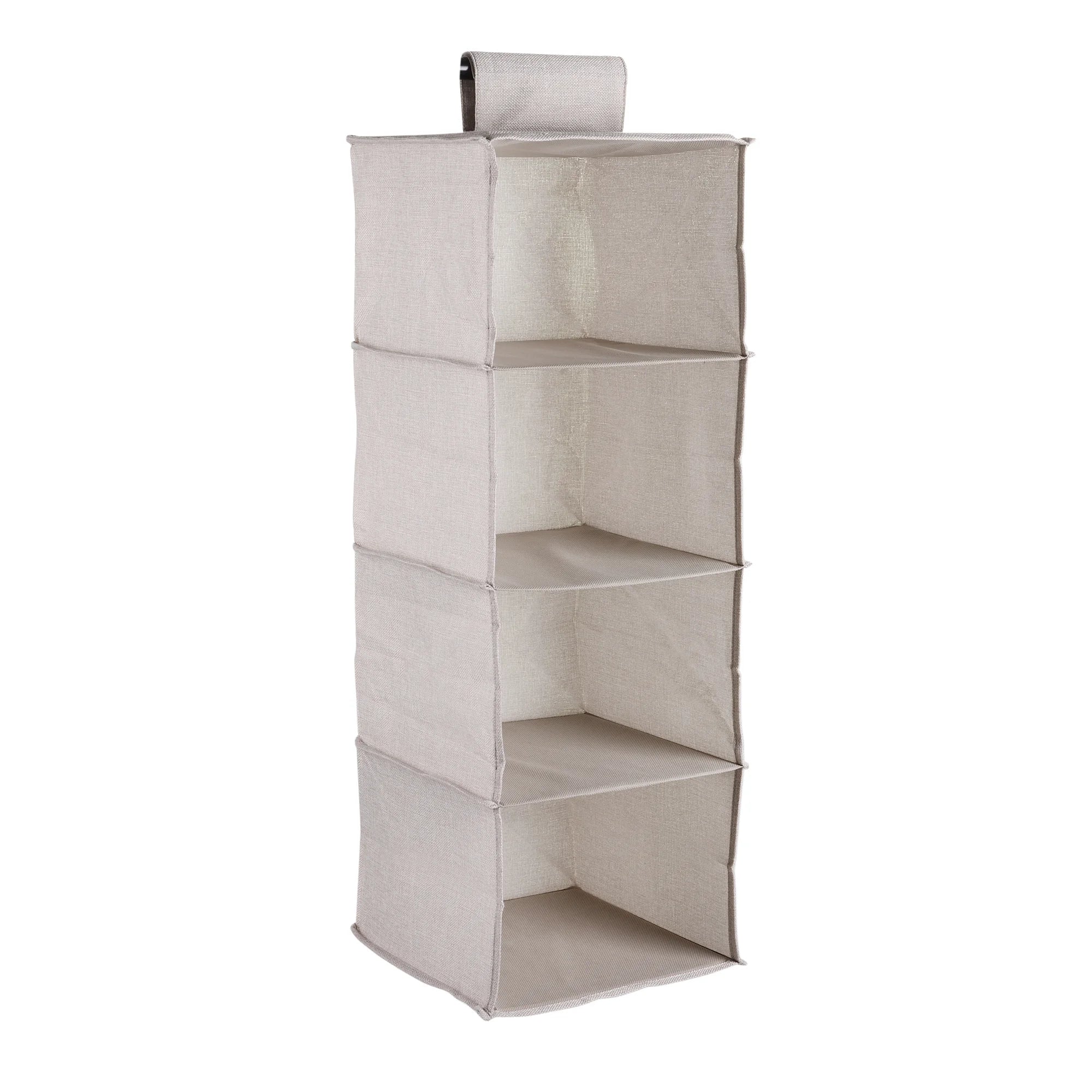 minky-large-hanging-organiser-4-pocket-wardrobe-storage-for-clothes-bags-accesso image 1