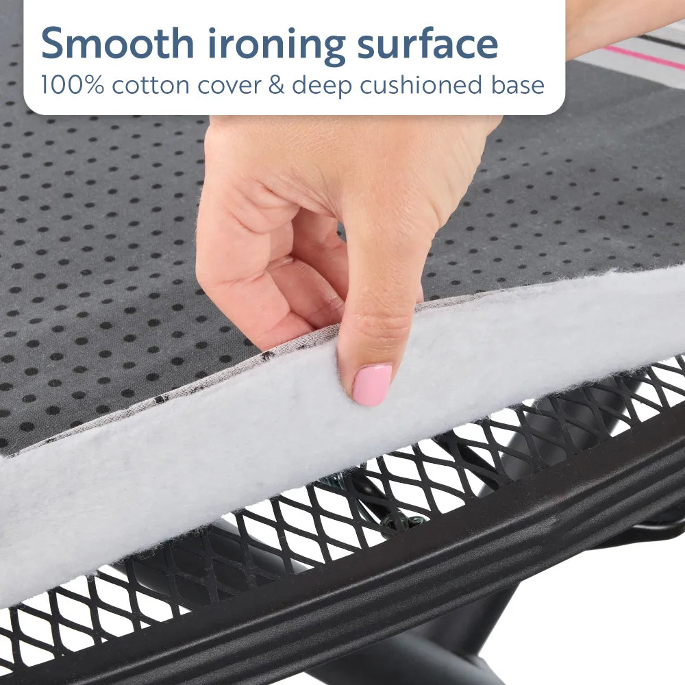 minky-maxipro-ironing-board-135x46cm-with-cotton-cover-ultra-cushioned-base-for- image 6