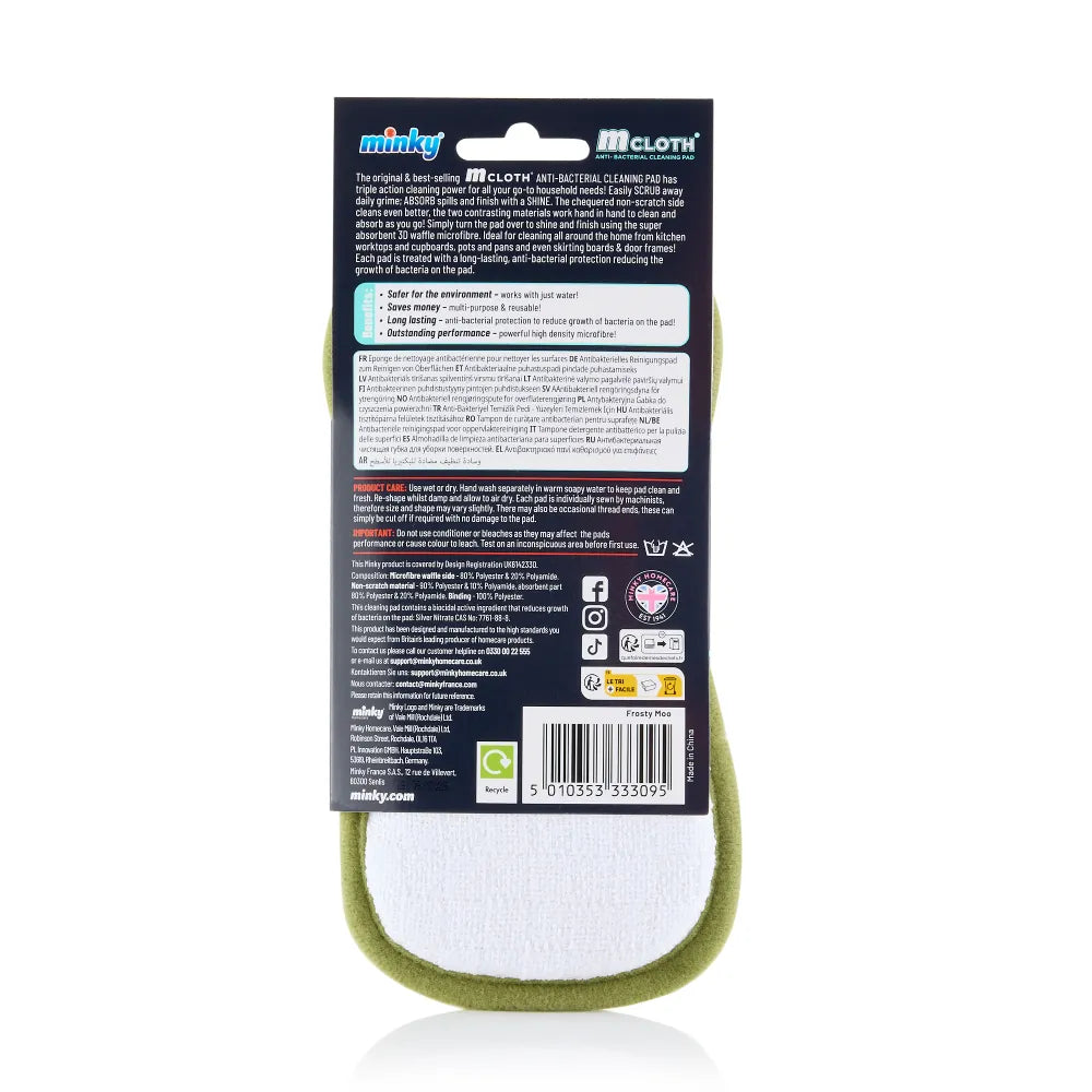 minky-mcloth-frosty-moo-anti-bacterial-cleaning-pad-limited-edition image 4