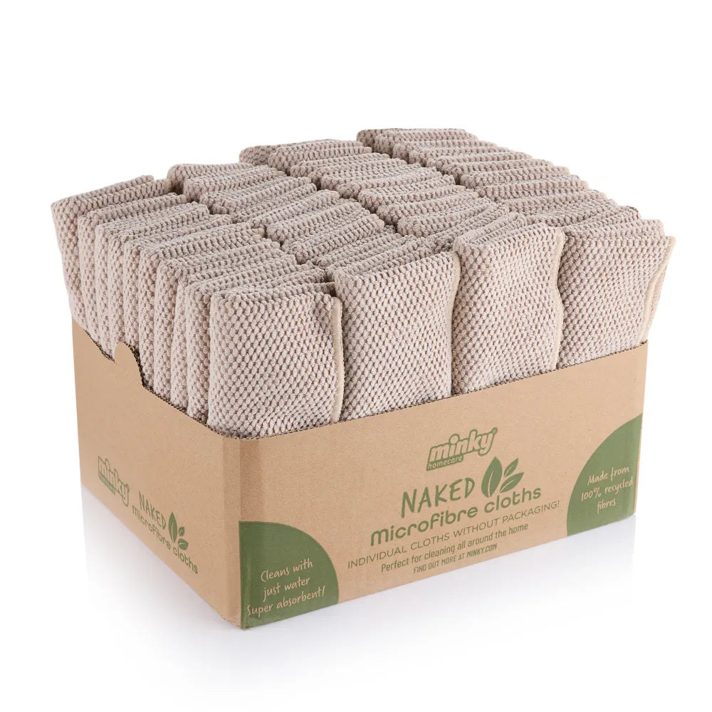 minky-naked-microfibre-cloths-62-pack-100-recycled image 1
