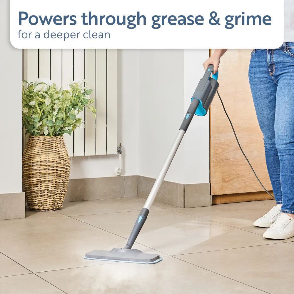minky-opti-clean-steam-cleaner-handheld-floor-steam-mop-with-microfibre-heads image 3