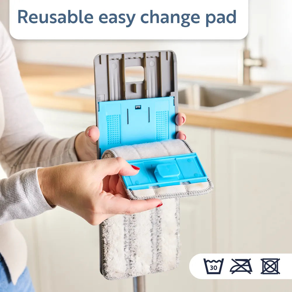 minky-opti-clean-flat-mop-refill-100-microfibre-pad image 2