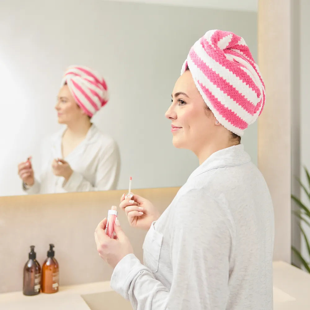 minky-soak-up-unwind-pamper-box-bath-towel-hair-turban-set image 3