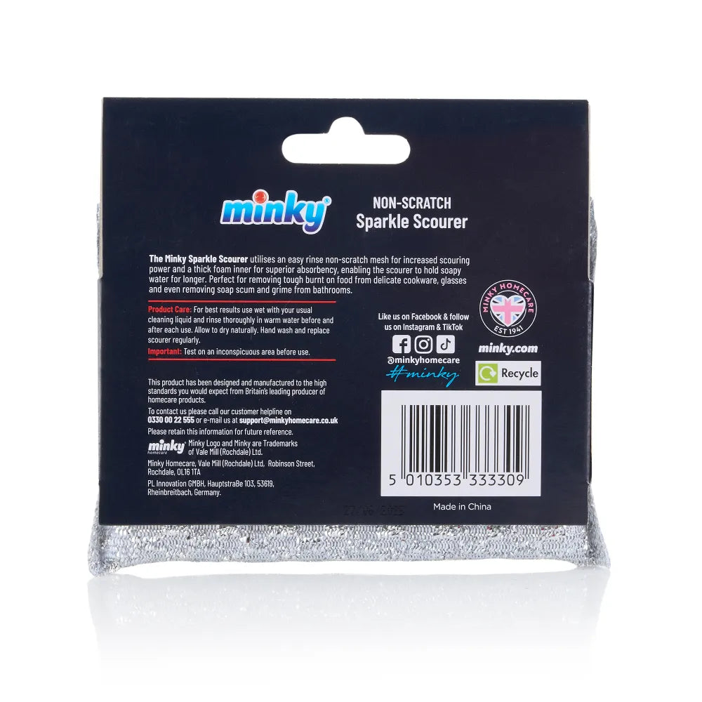 minky-sparkle-scourer-non-scratch-scouring-sponge-with-absorbent-foam image 2