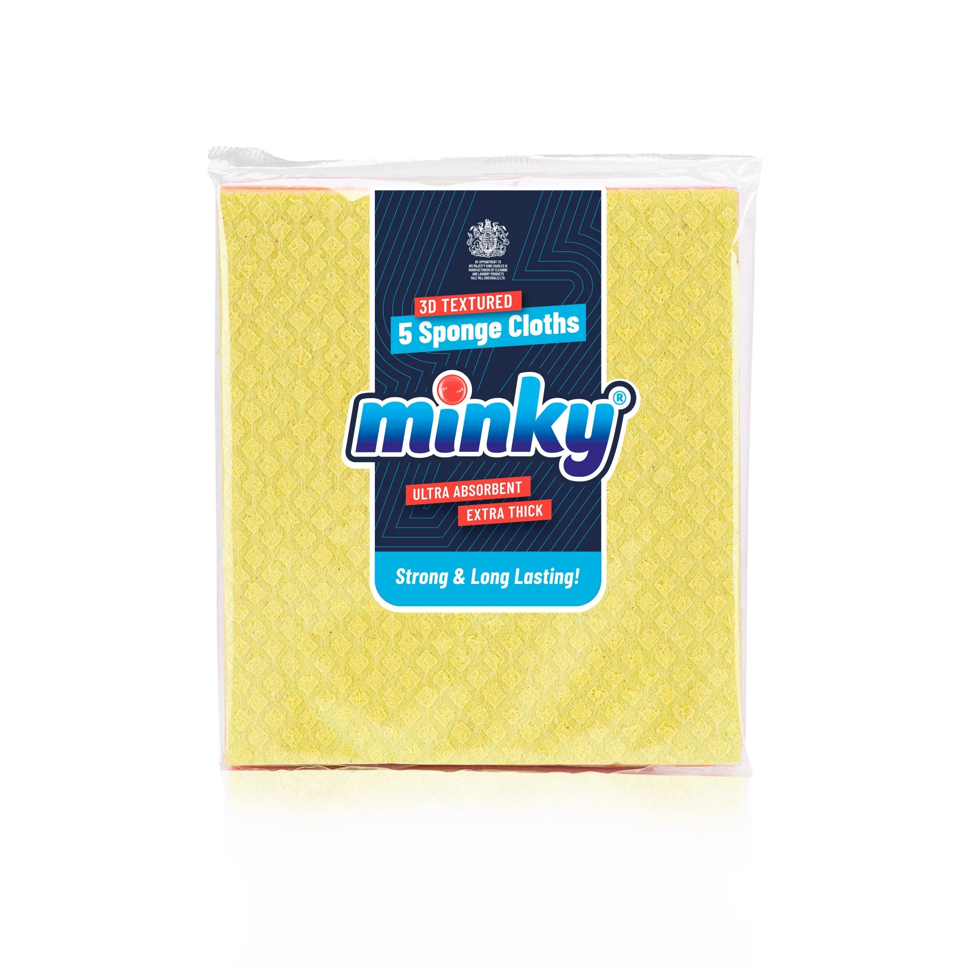minky-sponge-cloths-5pk-extra-thick-3d-cotton-fiber-cleaning-cloths image 1