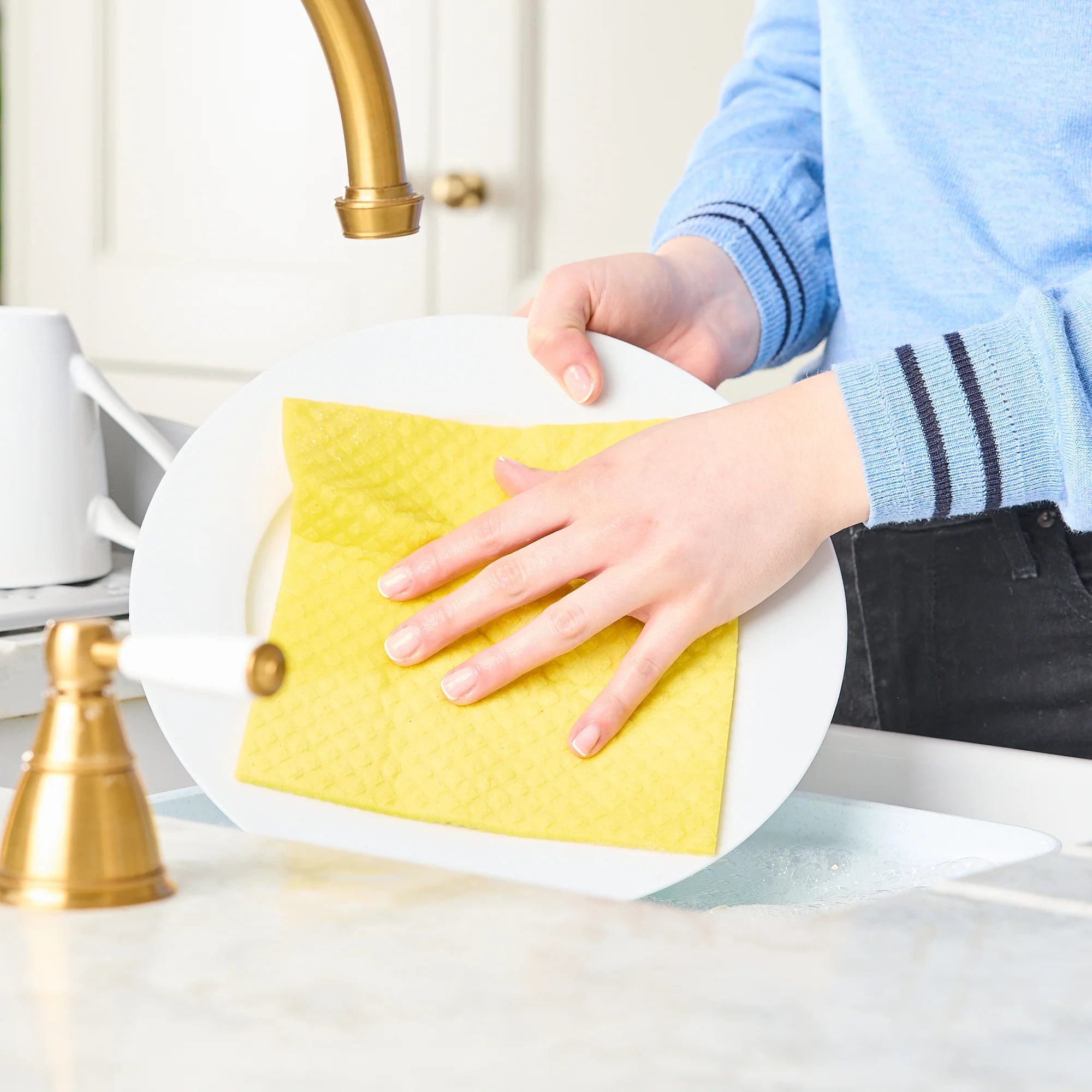 minky-sponge-cloths-5pk-extra-thick-3d-cotton-fiber-cleaning-cloths image 4