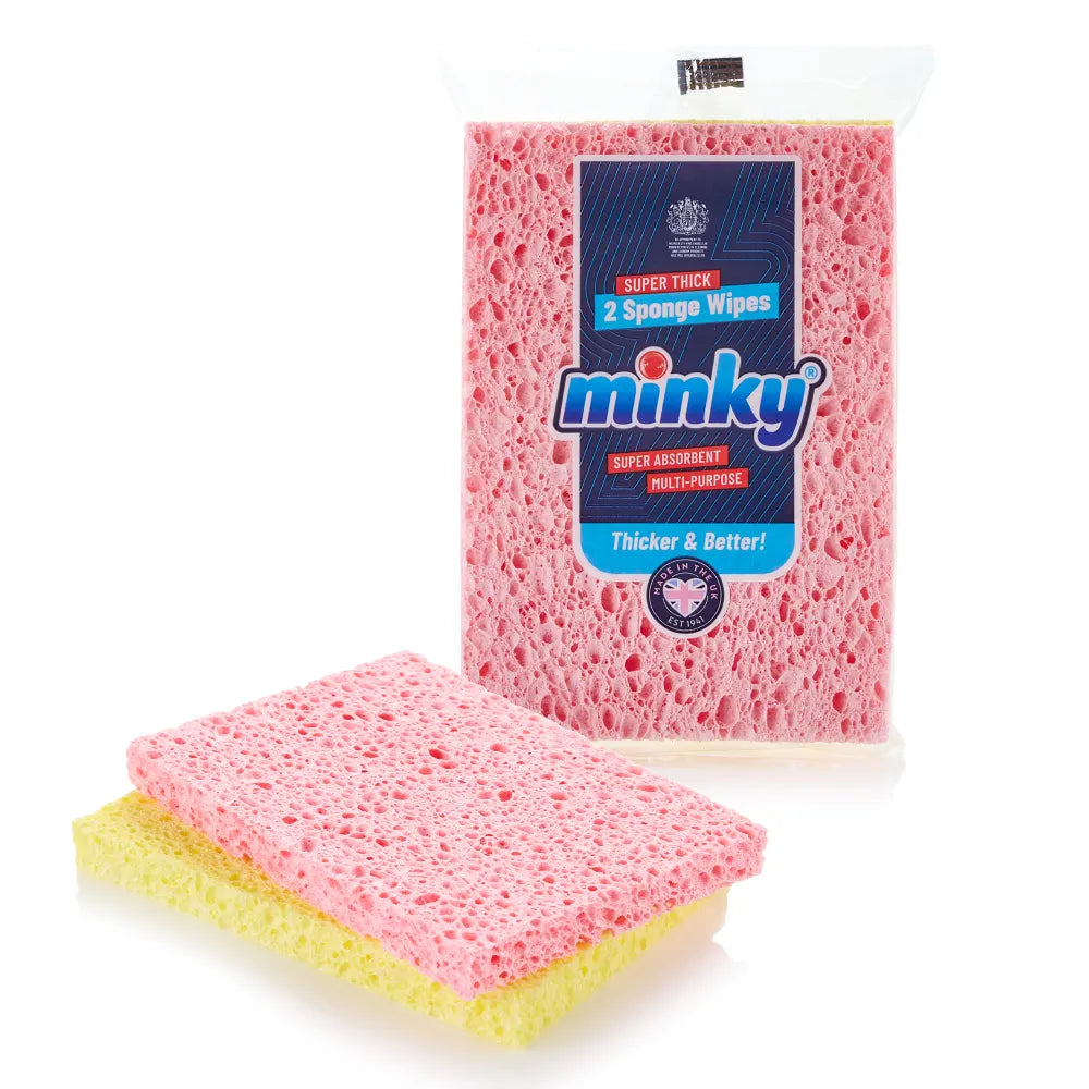 minky-super-thick-sponge-wipes-2-pack-absorbent-biodegradable-cellulose-cleaning image 1