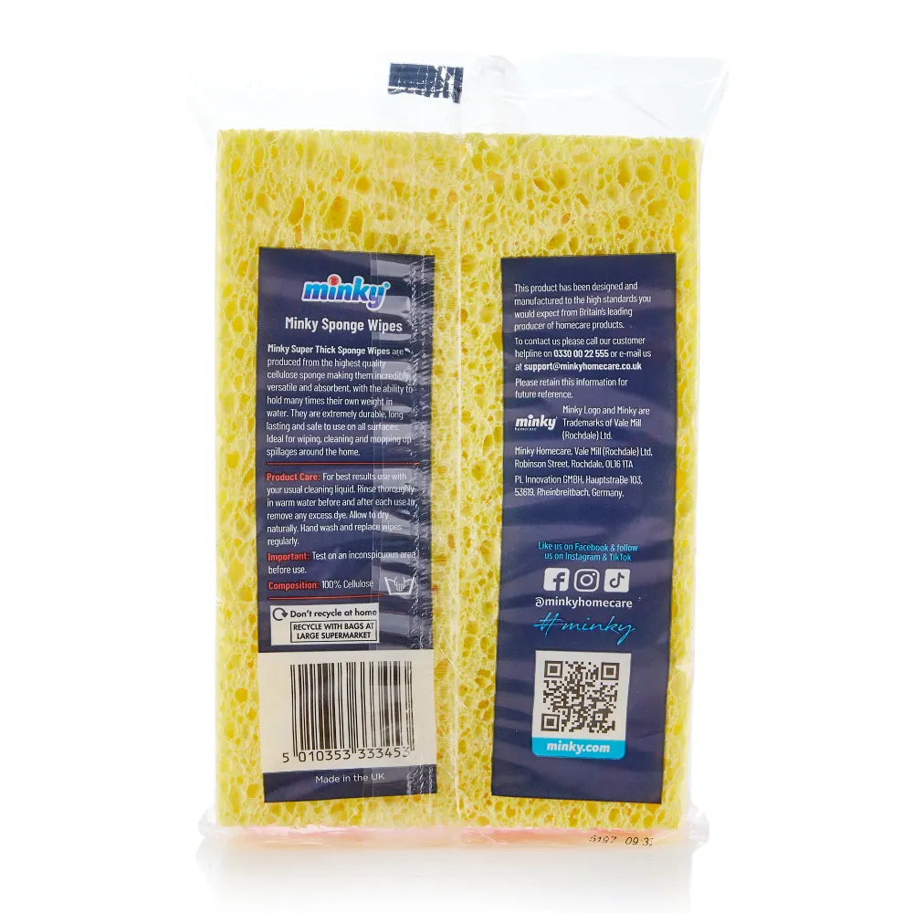 minky-super-thick-sponge-wipes-2-pack-absorbent-biodegradable-cellulose-cleaning image 4