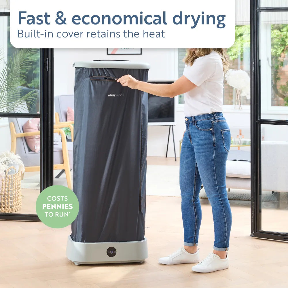minky-suredri-compact-drying-pod-heated-indoor-dryer-with-fan-timer image 6