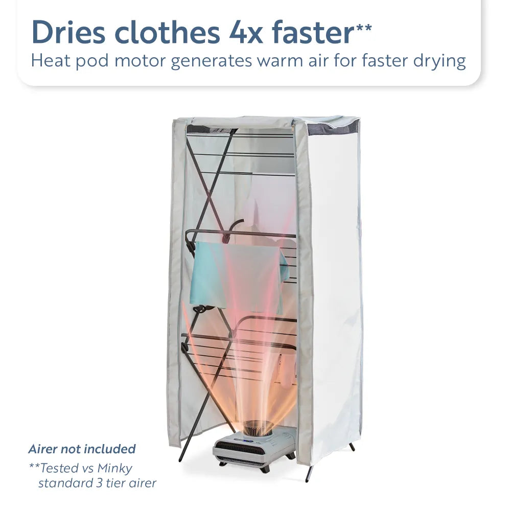 minky-suredri-heat-pod-pro-heated-drying-system-for-standard-3-tier-airers image 3