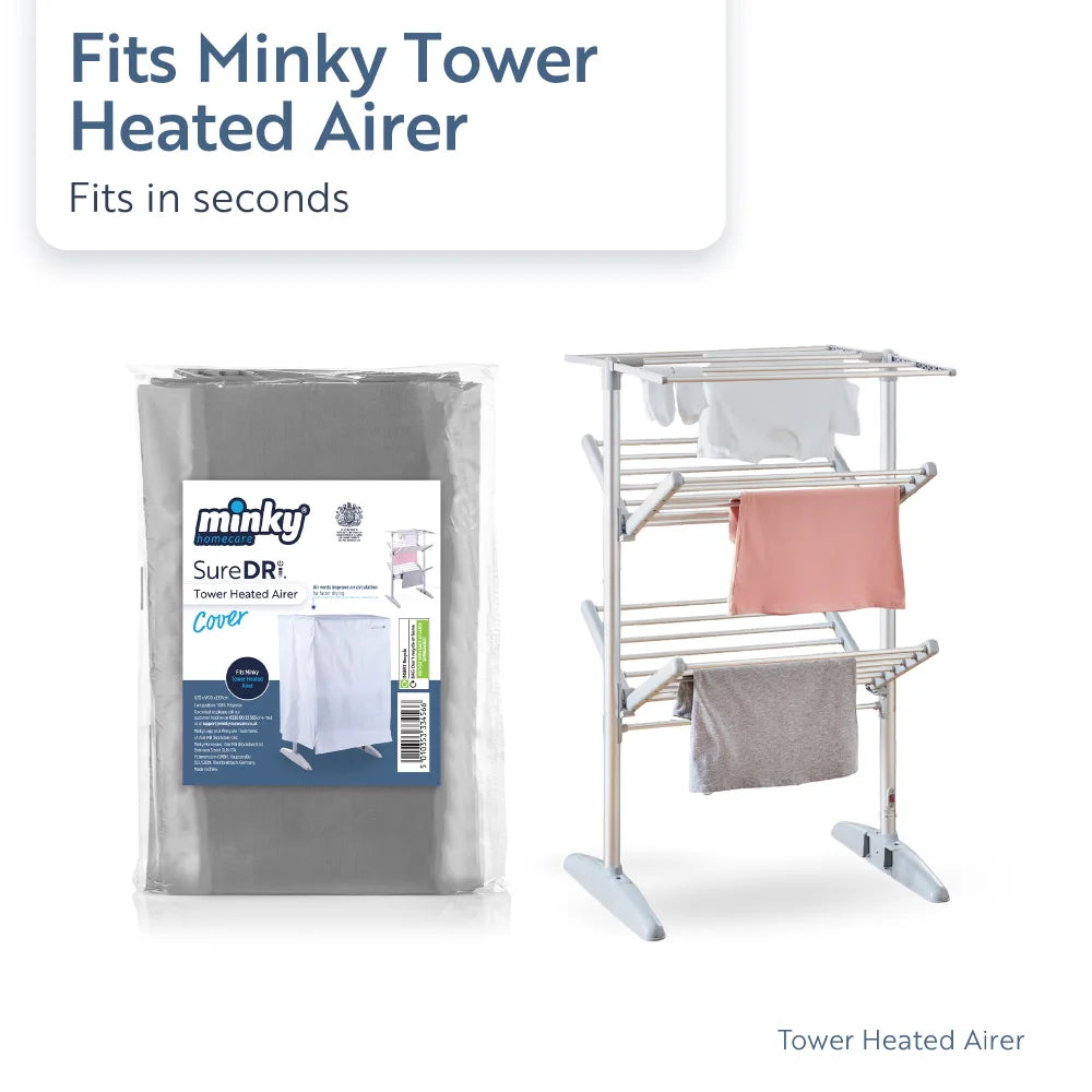 minky-heated-tower-airer-cover-fits-minky-tower-heated-airer-heat-retention image 2