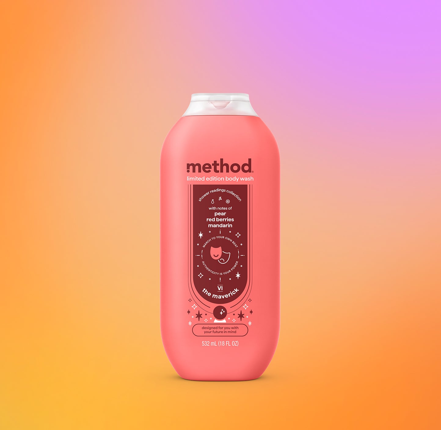 method-shower-readings-body-wash-the-maverick-18-oz image 2