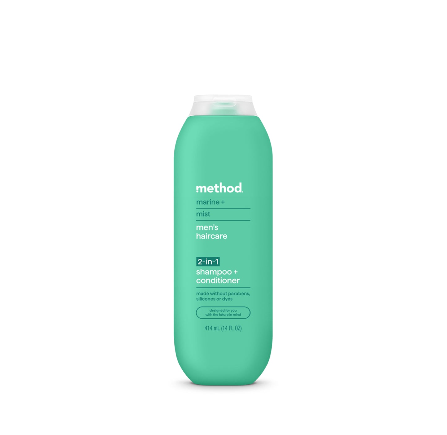 method-men-2-in-1-shampoo-conditioner-marine-mist-14-fl-oz-argan-jojoba-oils-gen image 1