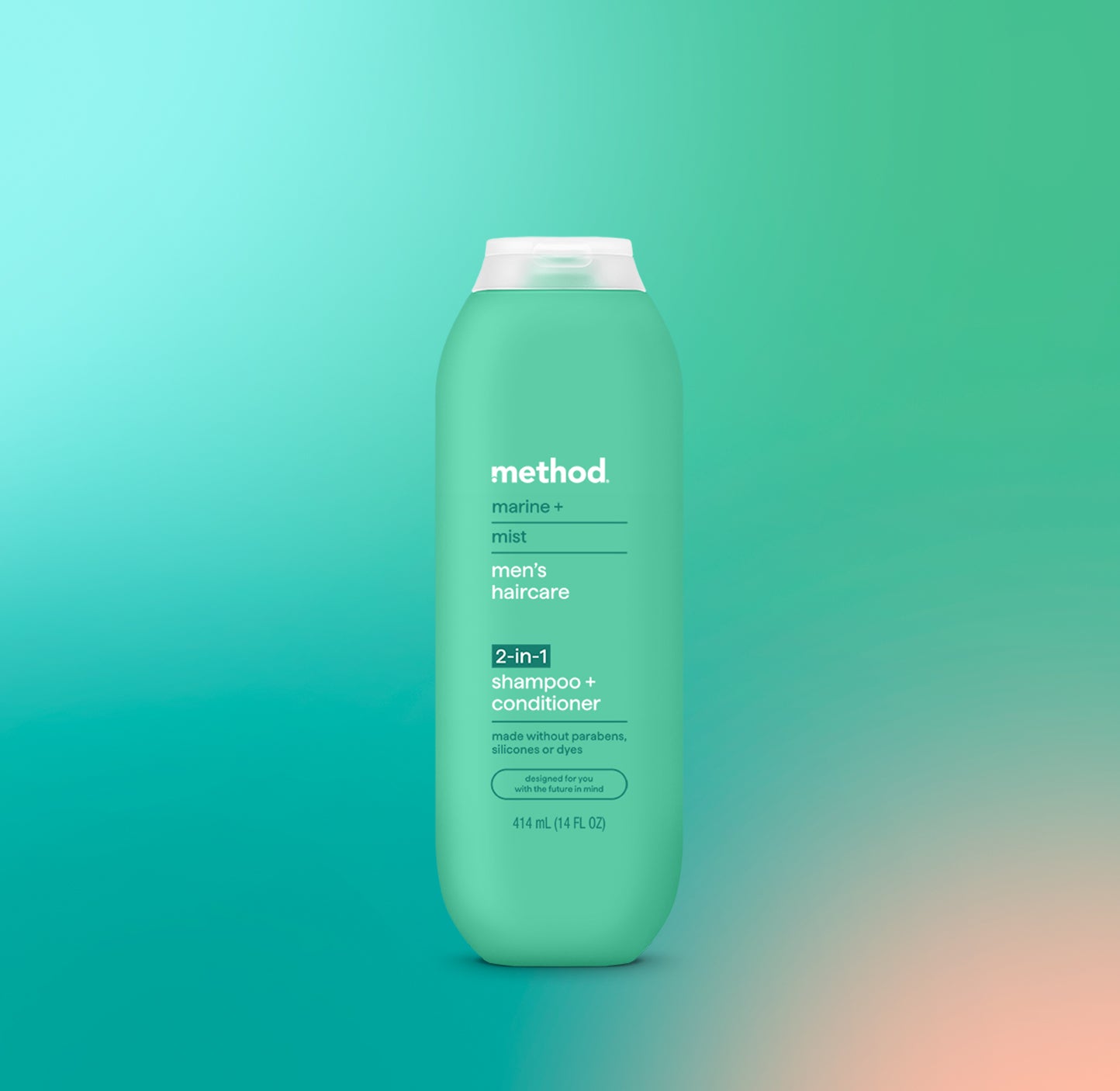 method-men-2-in-1-shampoo-conditioner-marine-mist-14-fl-oz-argan-jojoba-oils-gen image 2
