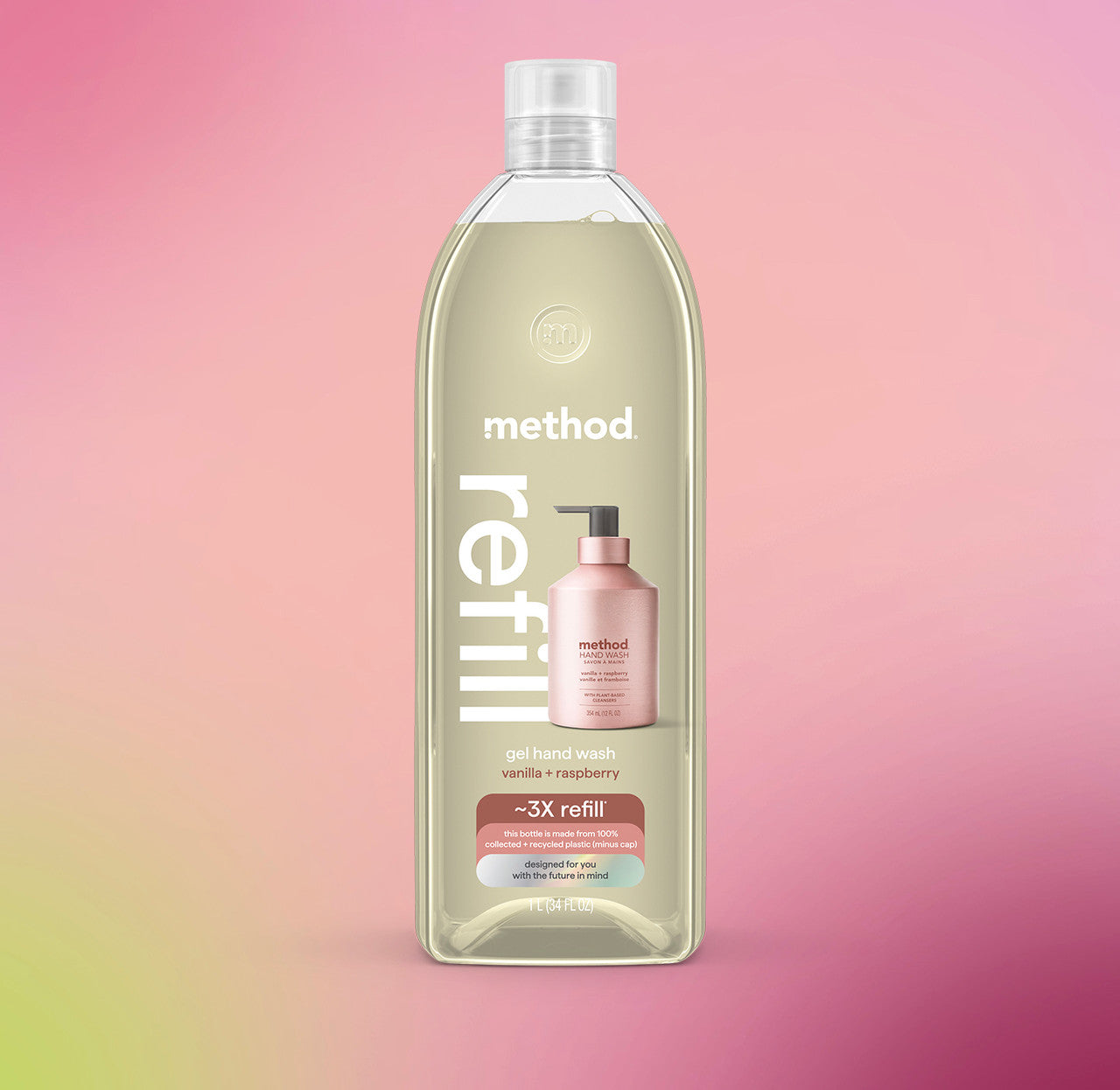 method-gel-hand-wash-starter-set-vanilla-raspberry-46-fl-oz image 4