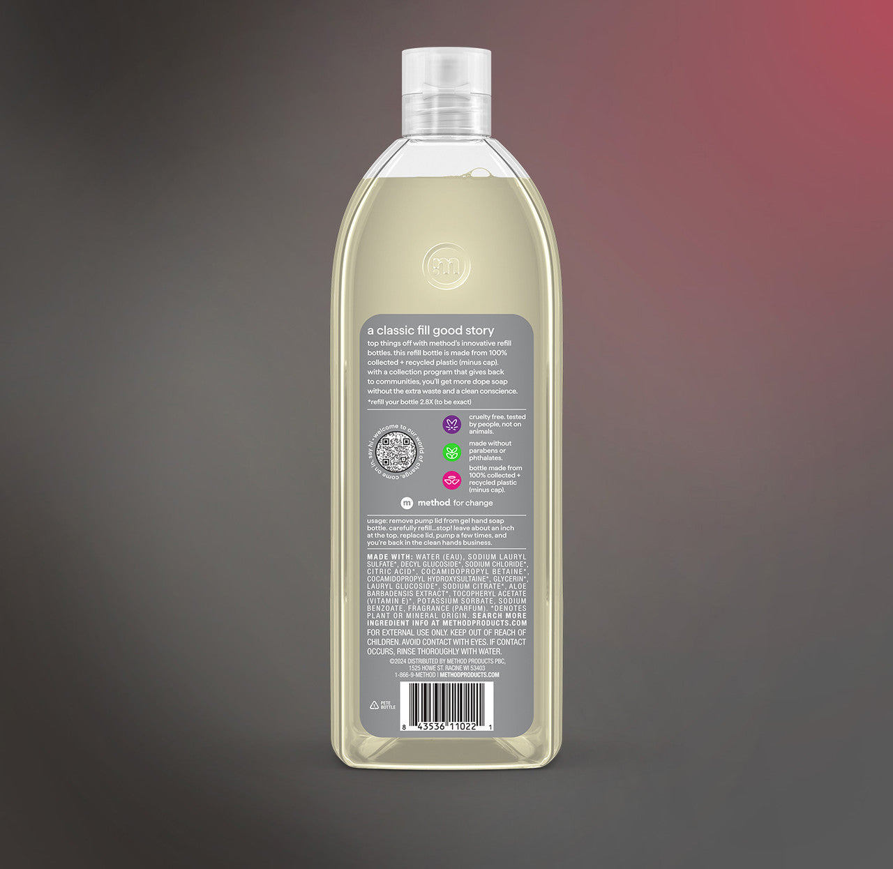 method-gel-hand-wash-refill-vetiver-amber-34-fl-oz-fills-2-8-bottles image 3