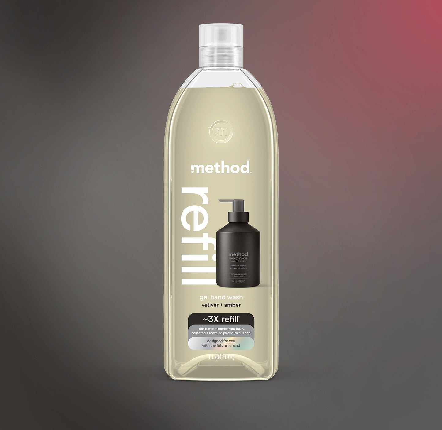 method-gel-hand-wash-starter-set-vetiver-amber-46-fl-oz-2-x-23-oz image 3