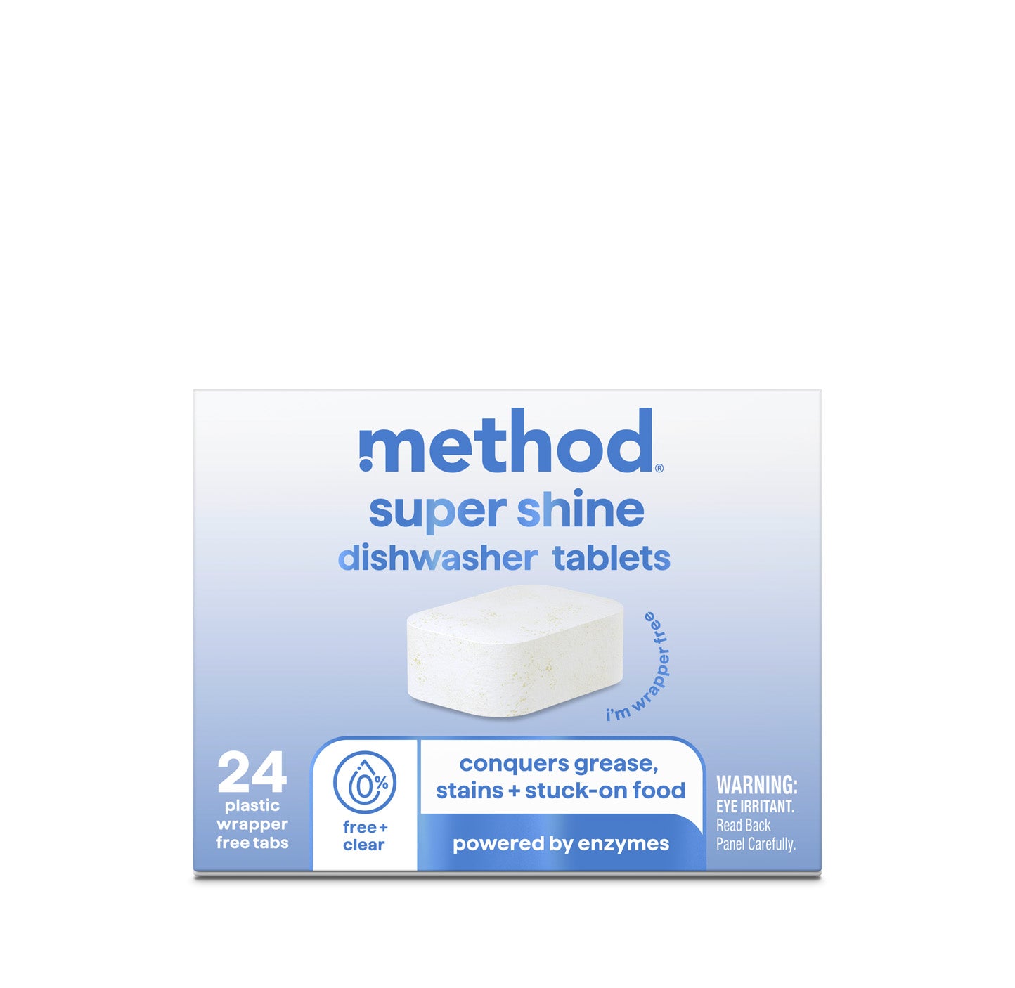 method-super-shine-dishwasher-tablets-free-clear-24-ct image 1