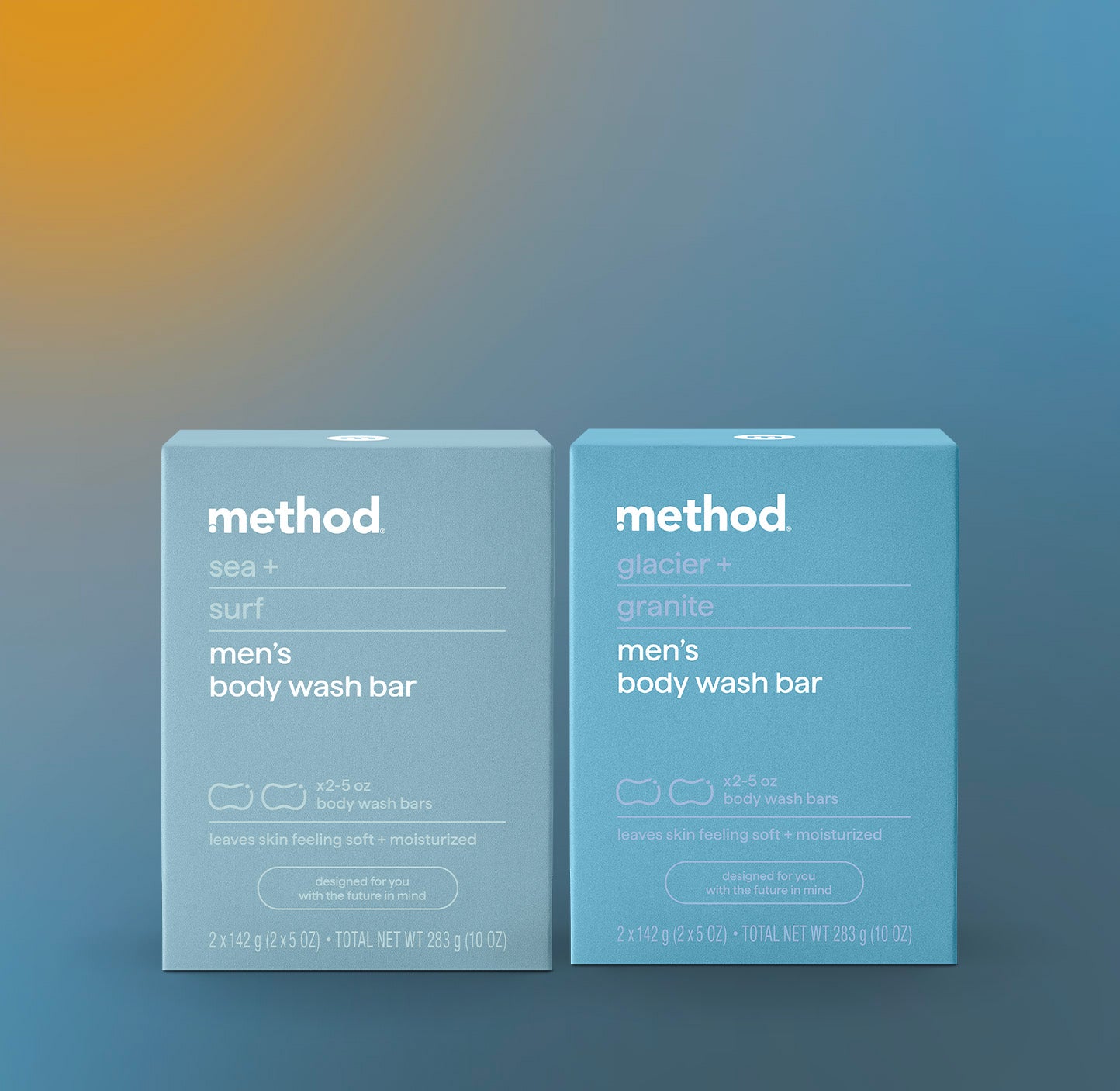 method-men-bar-soap-variety-duo-4-bars-sea-surf-glacier-granite image 2