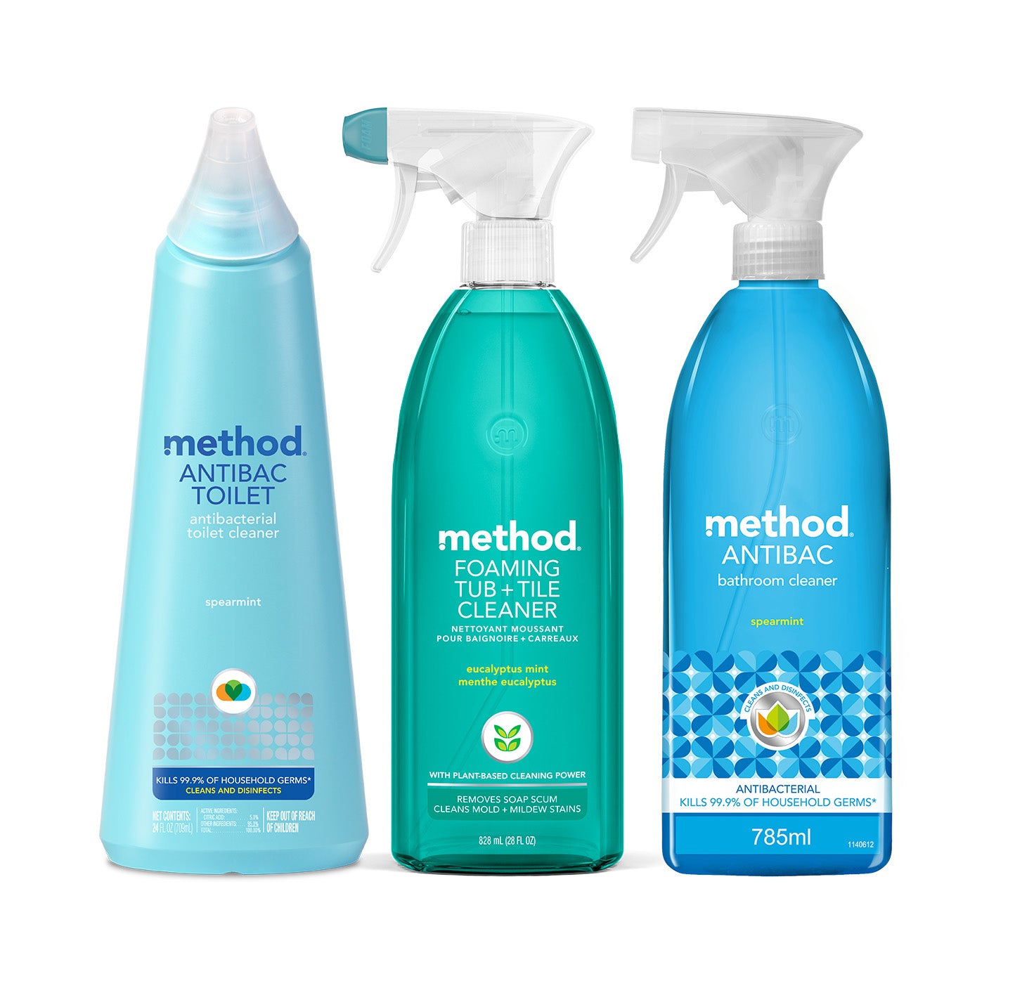 method-antibacterial-bathroom-cleaning-variety-trio-toilet-tub-tile-bathroom image 1